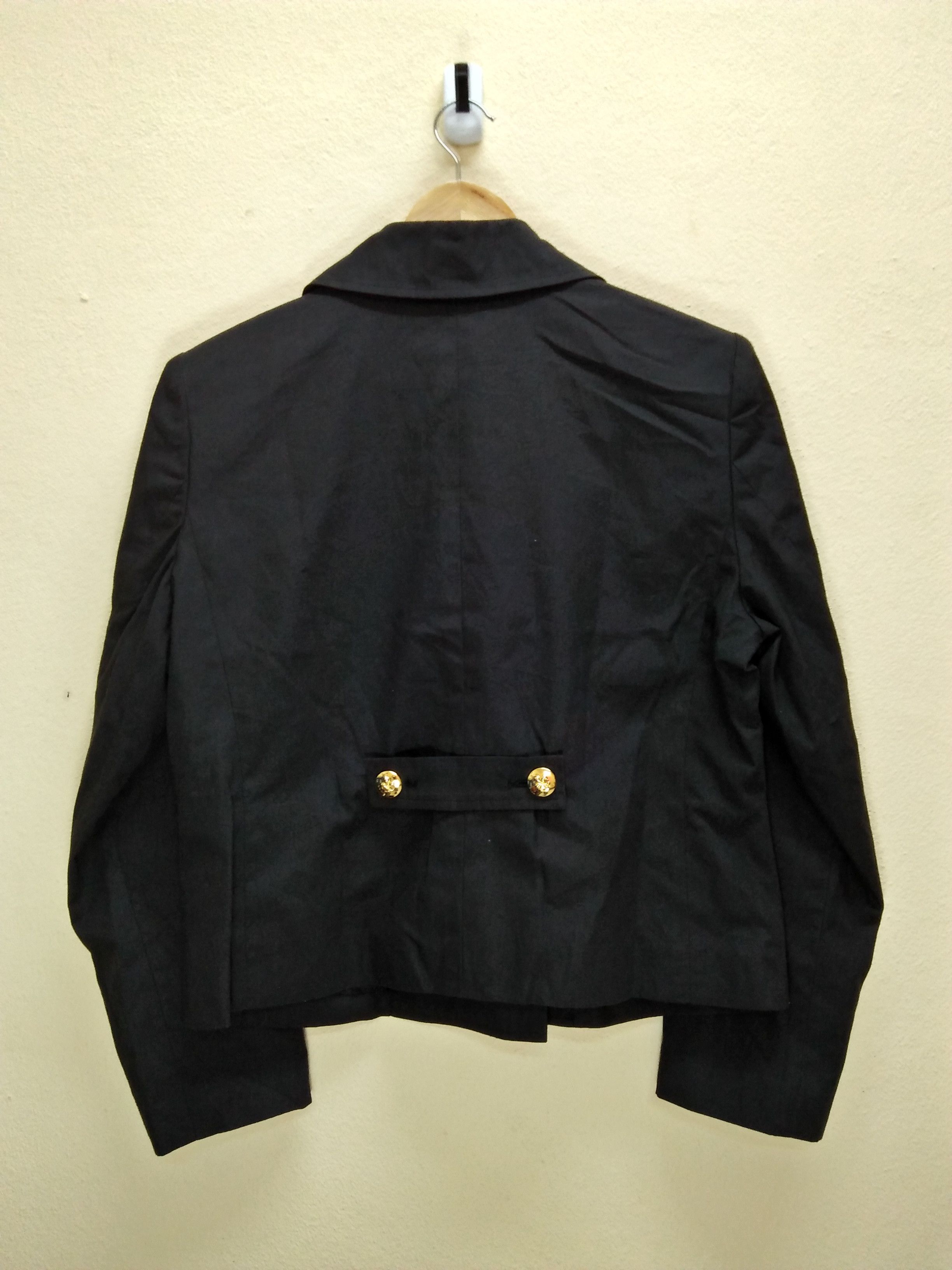 Hysteric Glamour HYSTERIC GLAMOUR Black Gold Button Crop Jacket Size M / US 6-8 / IT 42-44 - 3 Thumbnail