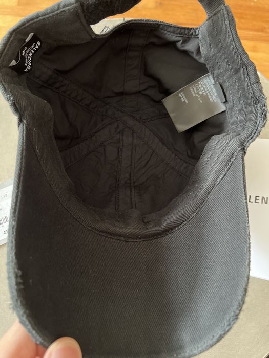 Balenciaga Rammstein Band Hat Distressed | Grailed