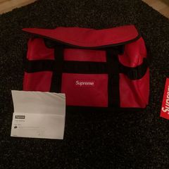 Supreme The North Face Leather Base Camp Duffel Bag | Grailed