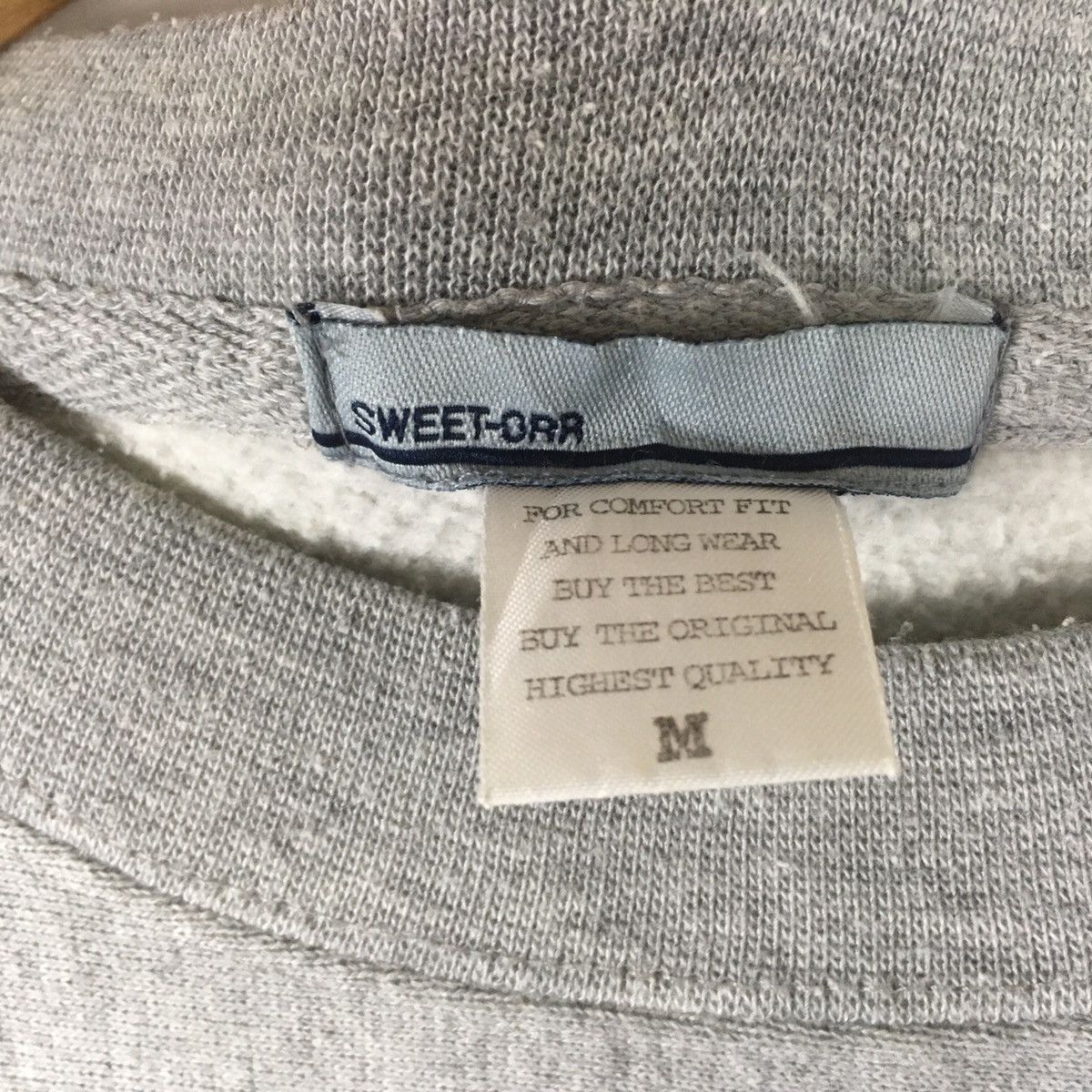 Vintage Vintage Sweet-Orr SpellOut Replace Medium Size Sweatshirt Size US M / EU 48-50 / 2 - 5 Thumbnail