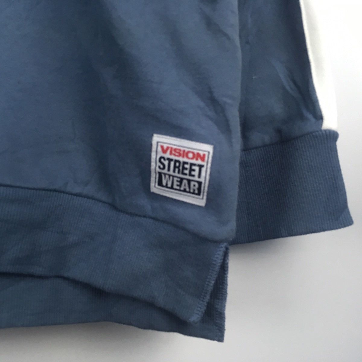 Vision Streetwear Vision Street Wear SpellOut Large Size Blue Sweatshirt Size US L / EU 52-54 / 3 - 3 Thumbnail