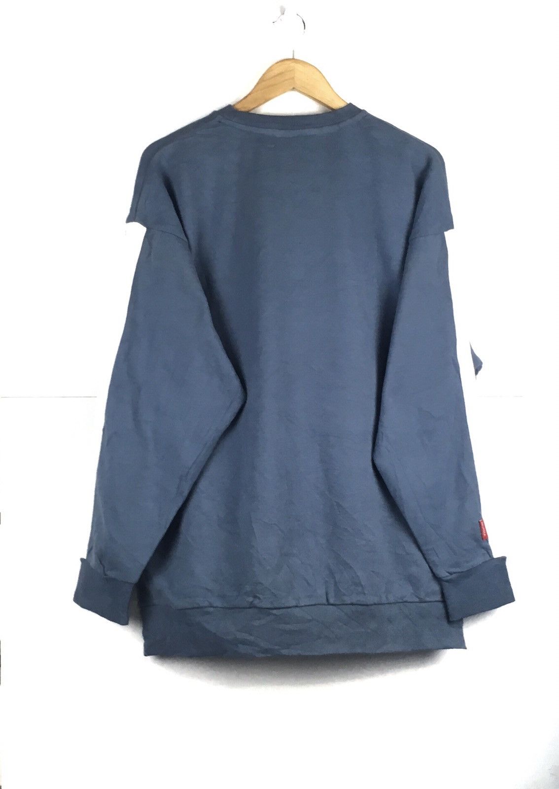 Vision Streetwear Vision Street Wear SpellOut Large Size Blue Sweatshirt Size US L / EU 52-54 / 3 - 4 Thumbnail