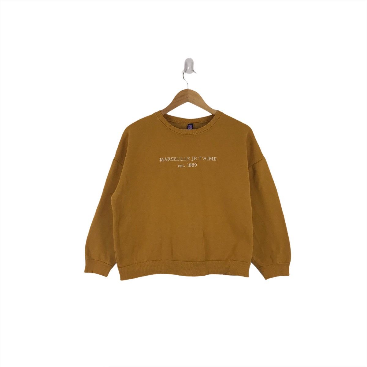 Other Marselille Je T’aime Crewneck Pullover Jumper Sweatshirt Size US M / EU 48-50 / 2 - 1 Thumbnail