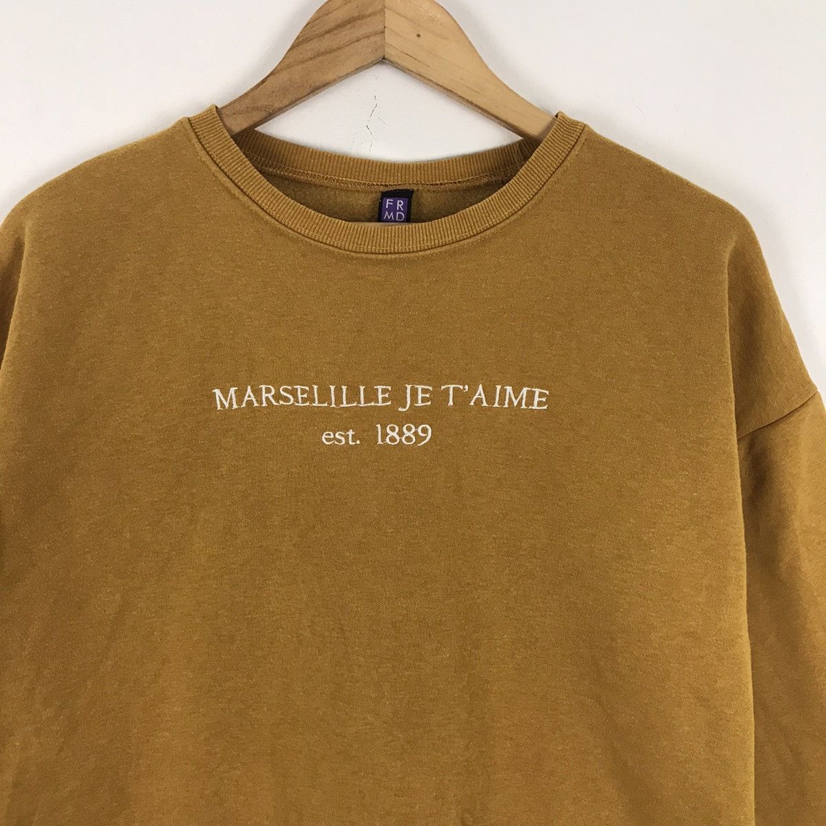 Other Marselille Je T’aime Crewneck Pullover Jumper Sweatshirt Size US M / EU 48-50 / 2 - 2 Thumbnail