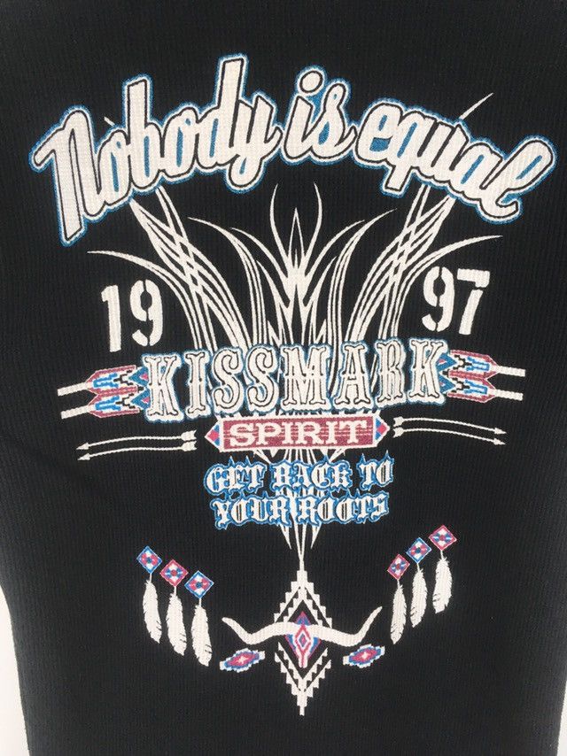 Japanese Brand Vintage Kissmark Spellout Big Logo Medium Size Tee Size US M / EU 48-50 / 2 - 7 Thumbnail