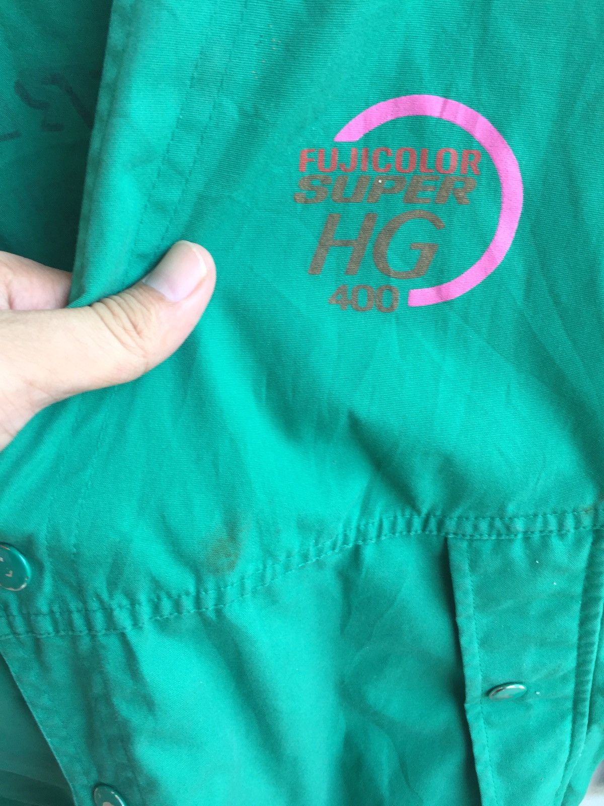 Vintage Fujifilm light button Jacket/ photographer jacket