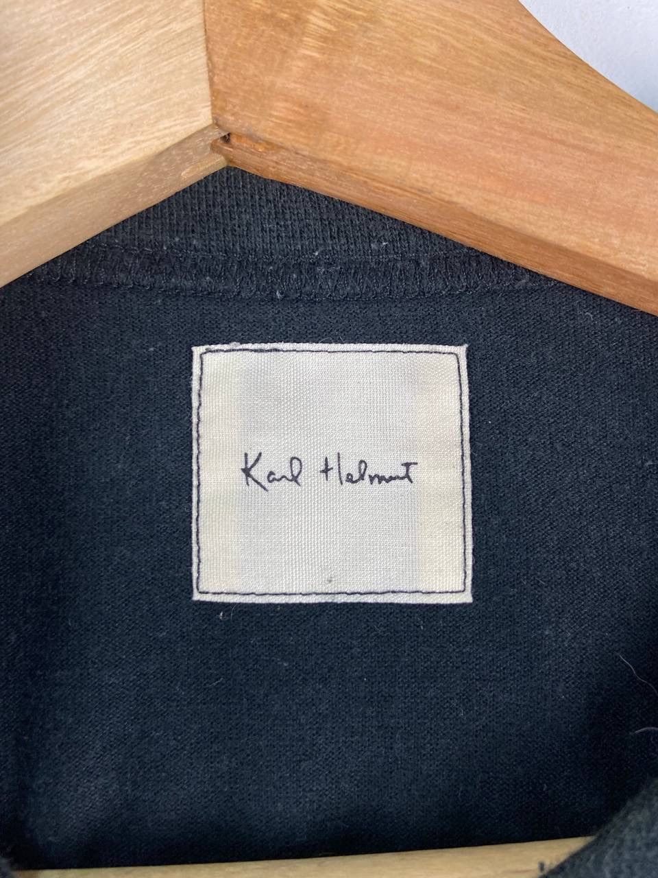 Karl Helmut Archive🔥 Vintage Karl Helmut Tshirt Spellout Size US M / EU 48-50 / 2 - 3 Thumbnail