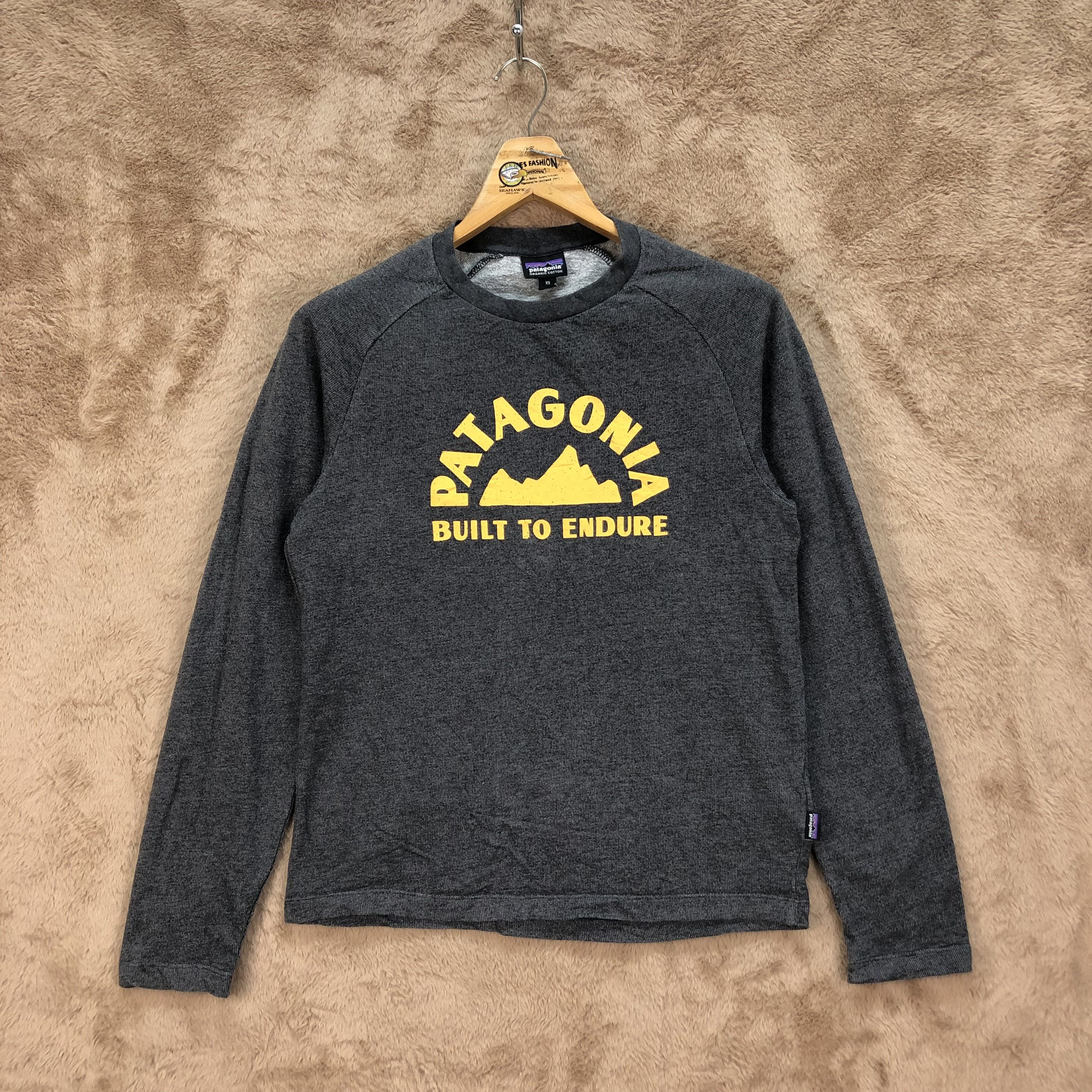 Patagonia PATAGONIA Build To Endure Organic Cotton Sweatshirt #4984-25 Size XS / US 0-2 / IT 36-38 - 1 Thumbnail