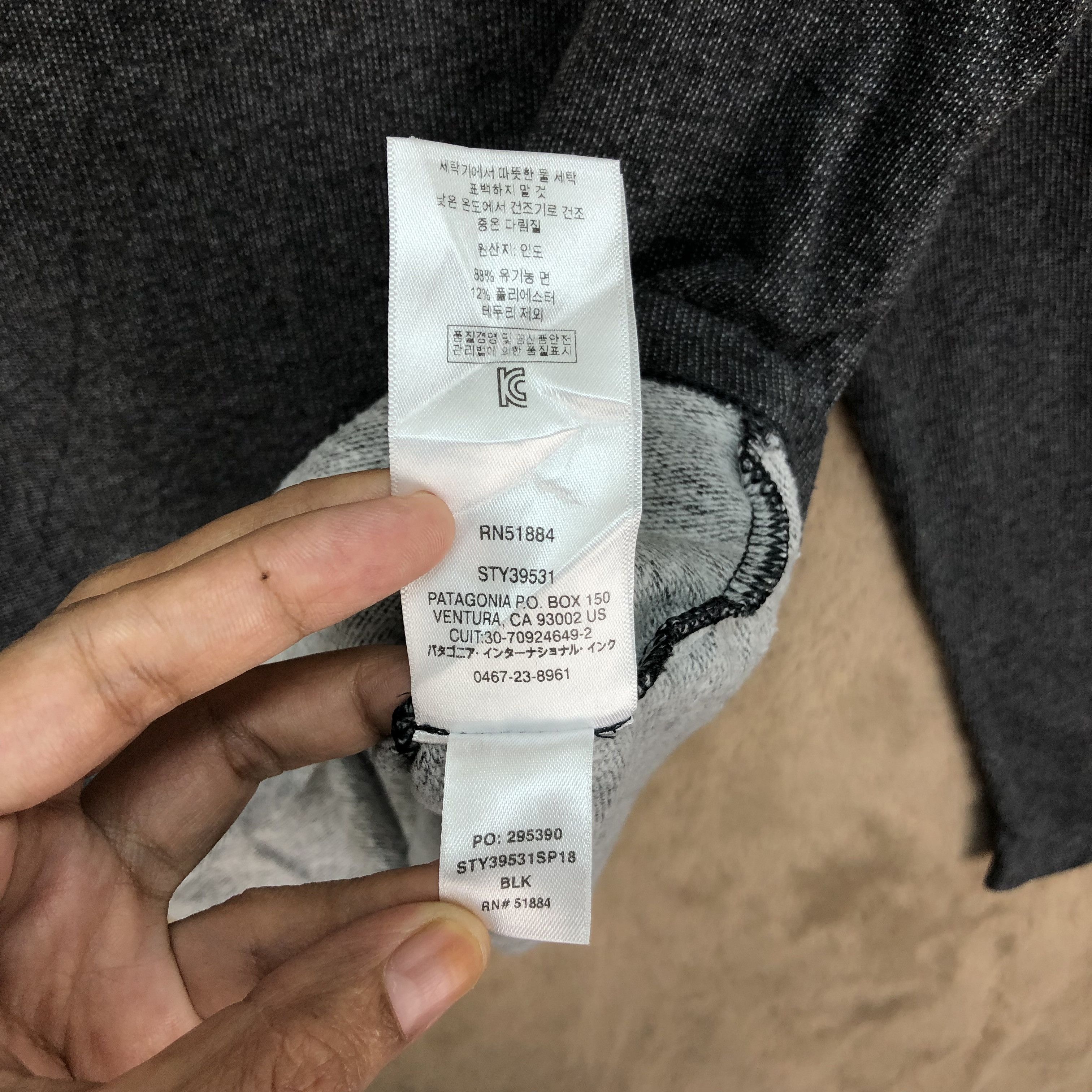 Patagonia PATAGONIA Build To Endure Organic Cotton Sweatshirt #4984-25 Size XS / US 0-2 / IT 36-38 - 10 Thumbnail