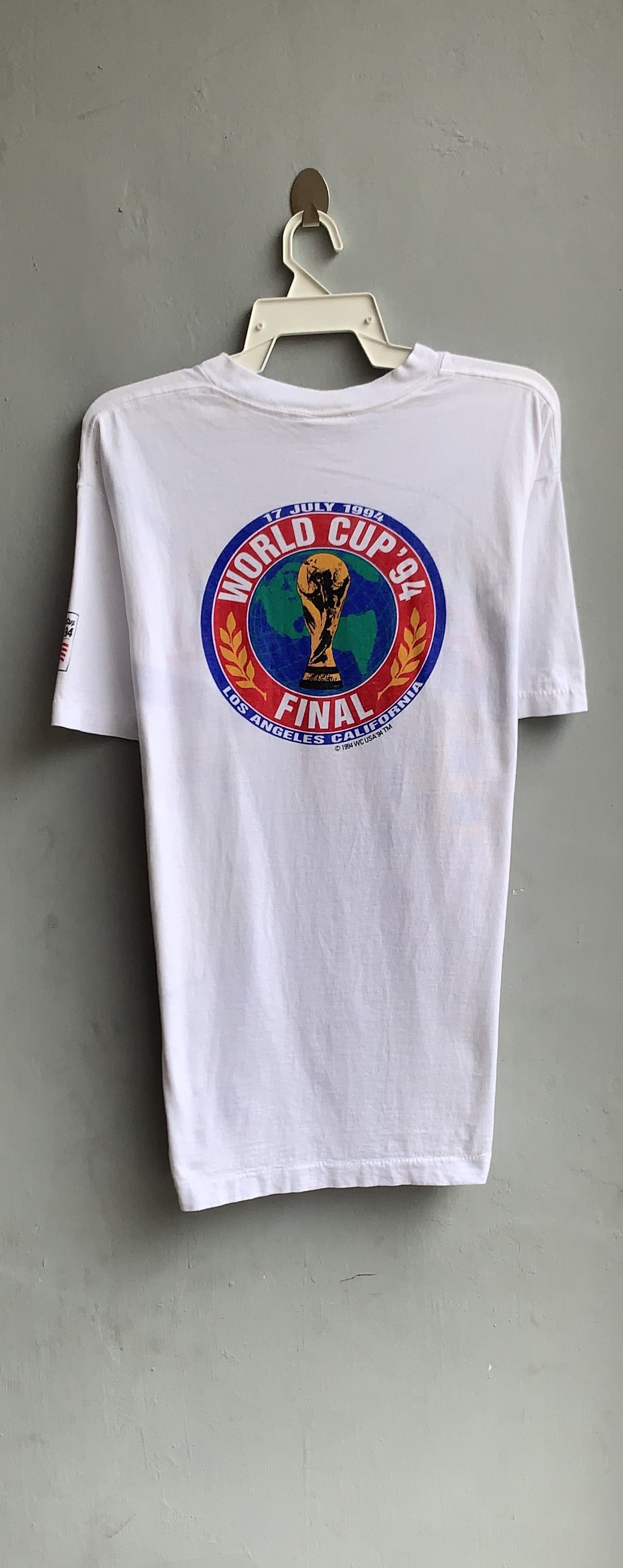 Vintage Italy Vs Brazil World Cup USA 1994s Vintage Shirt Size US L / EU 52-54 / 3 - 1 Thumbnail