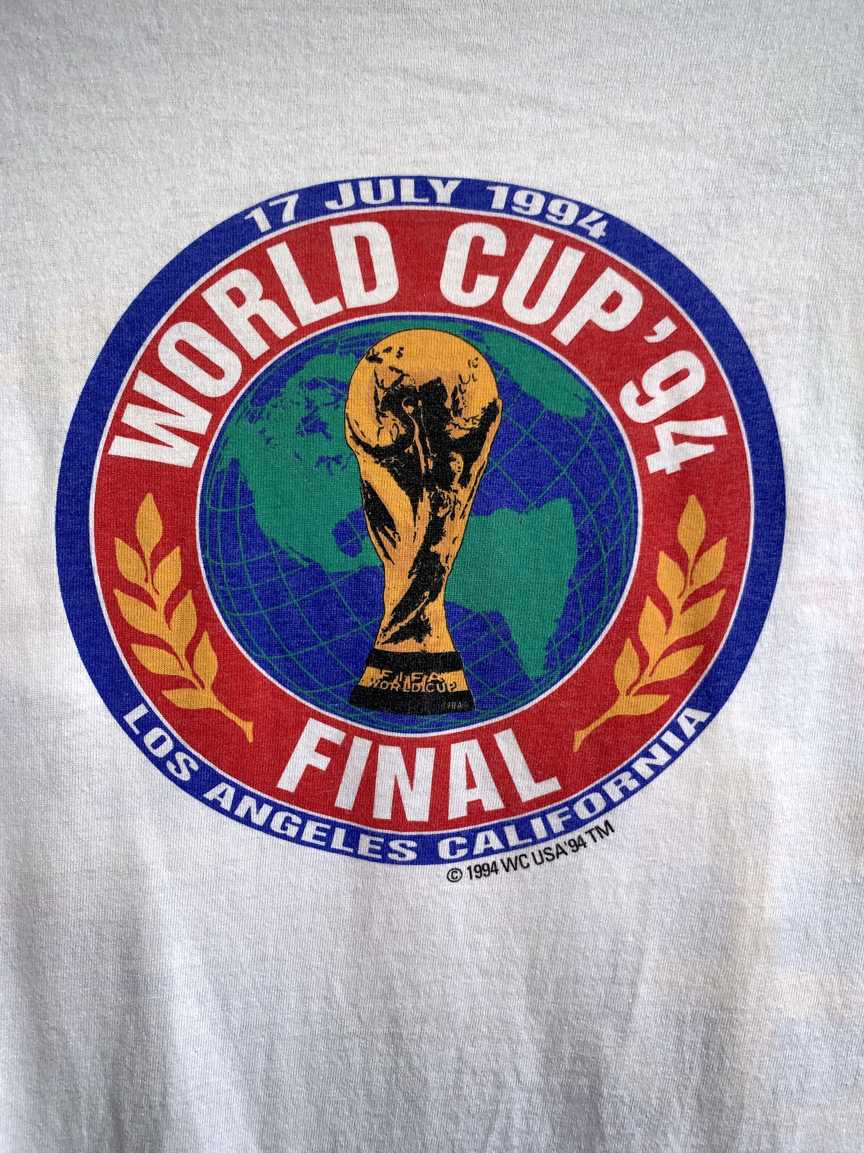 Vintage Italy Vs Brazil World Cup USA 1994s Vintage Shirt Size US L / EU 52-54 / 3 - 2 Thumbnail