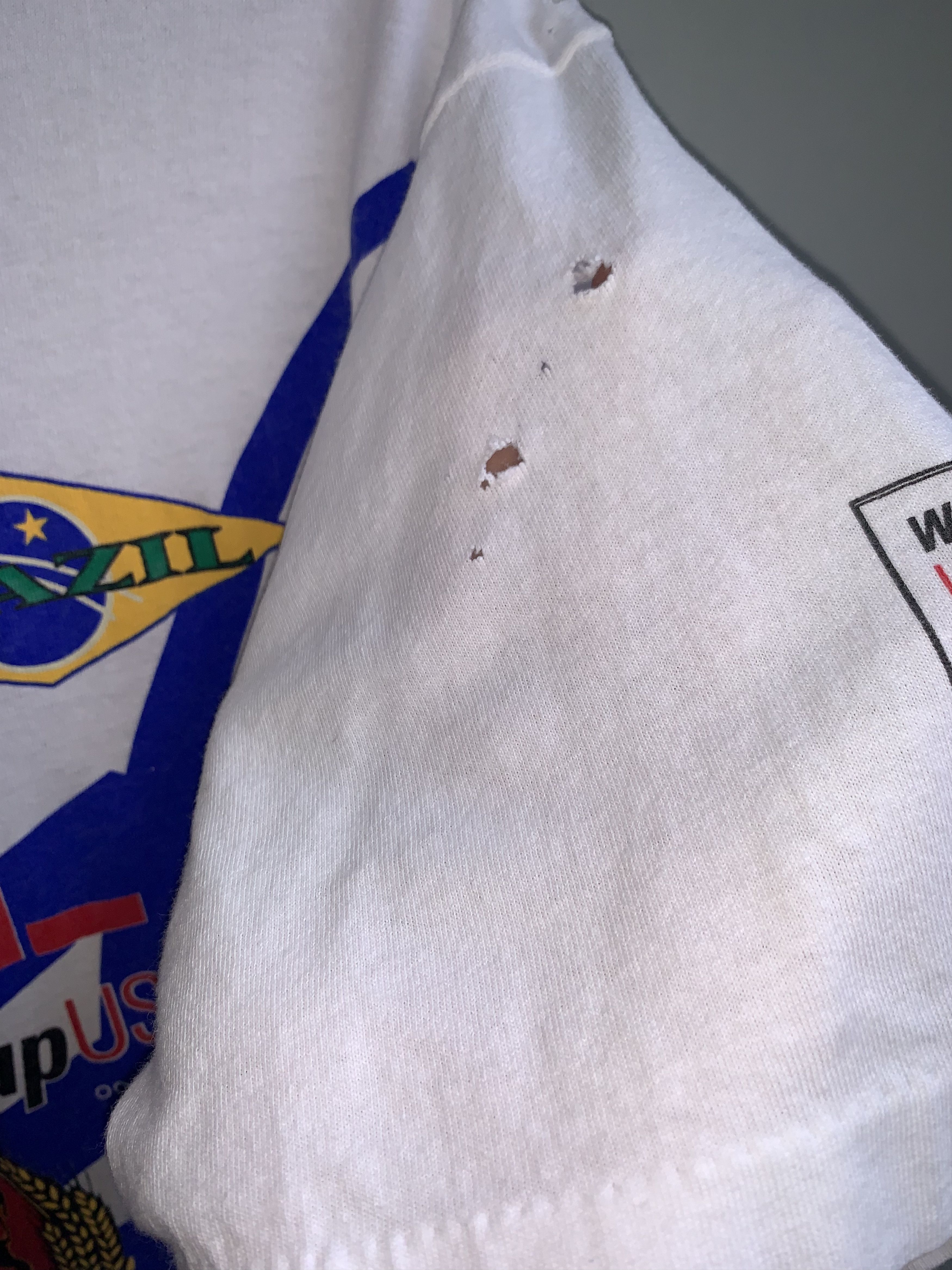 Vintage Italy Vs Brazil World Cup USA 1994s Vintage Shirt Size US L / EU 52-54 / 3 - 8 Thumbnail