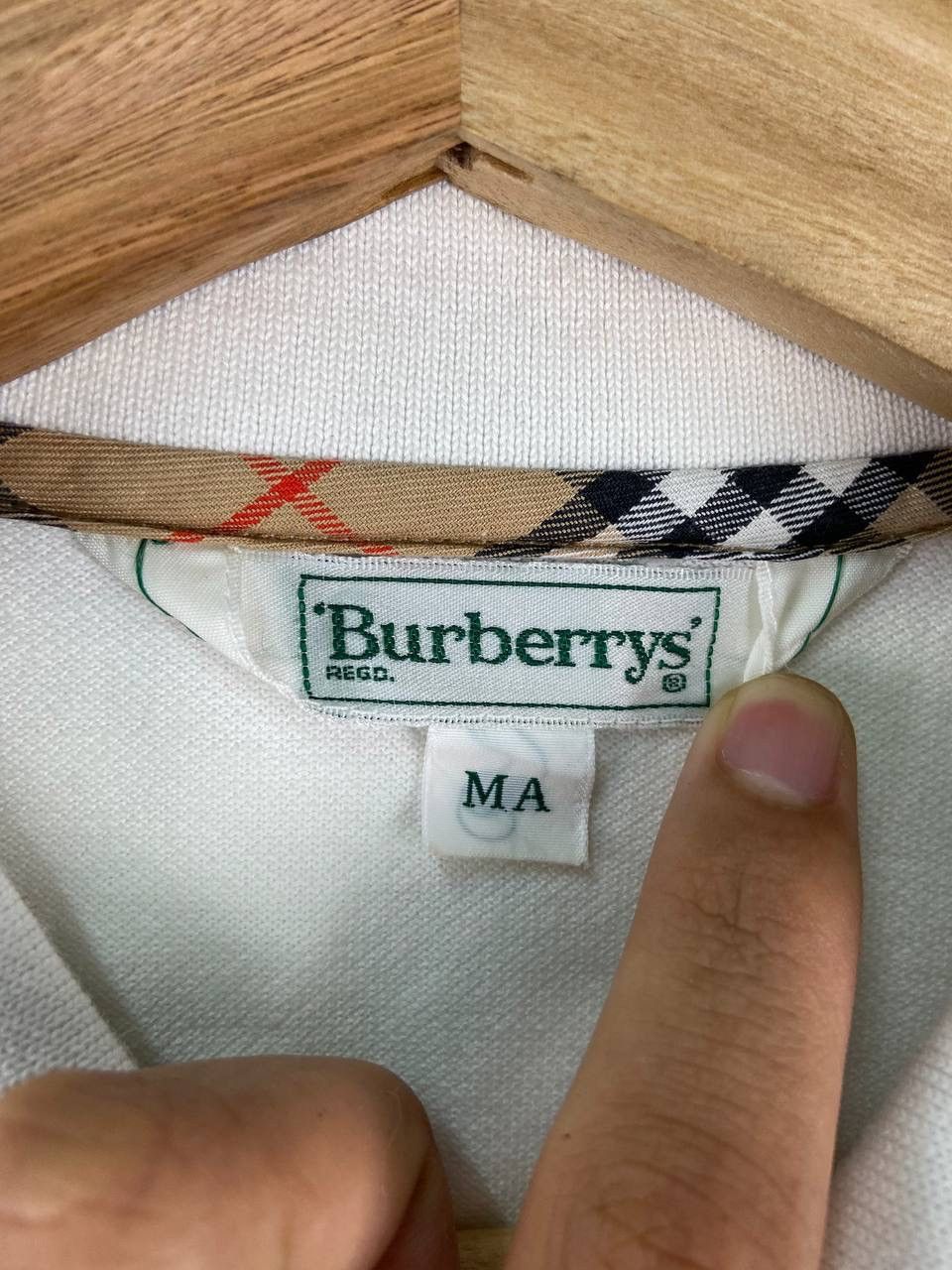 Burberry × Vintage Vintage burberry polo shirt japan Size US M / EU 48-50 / 2 - 3 Thumbnail