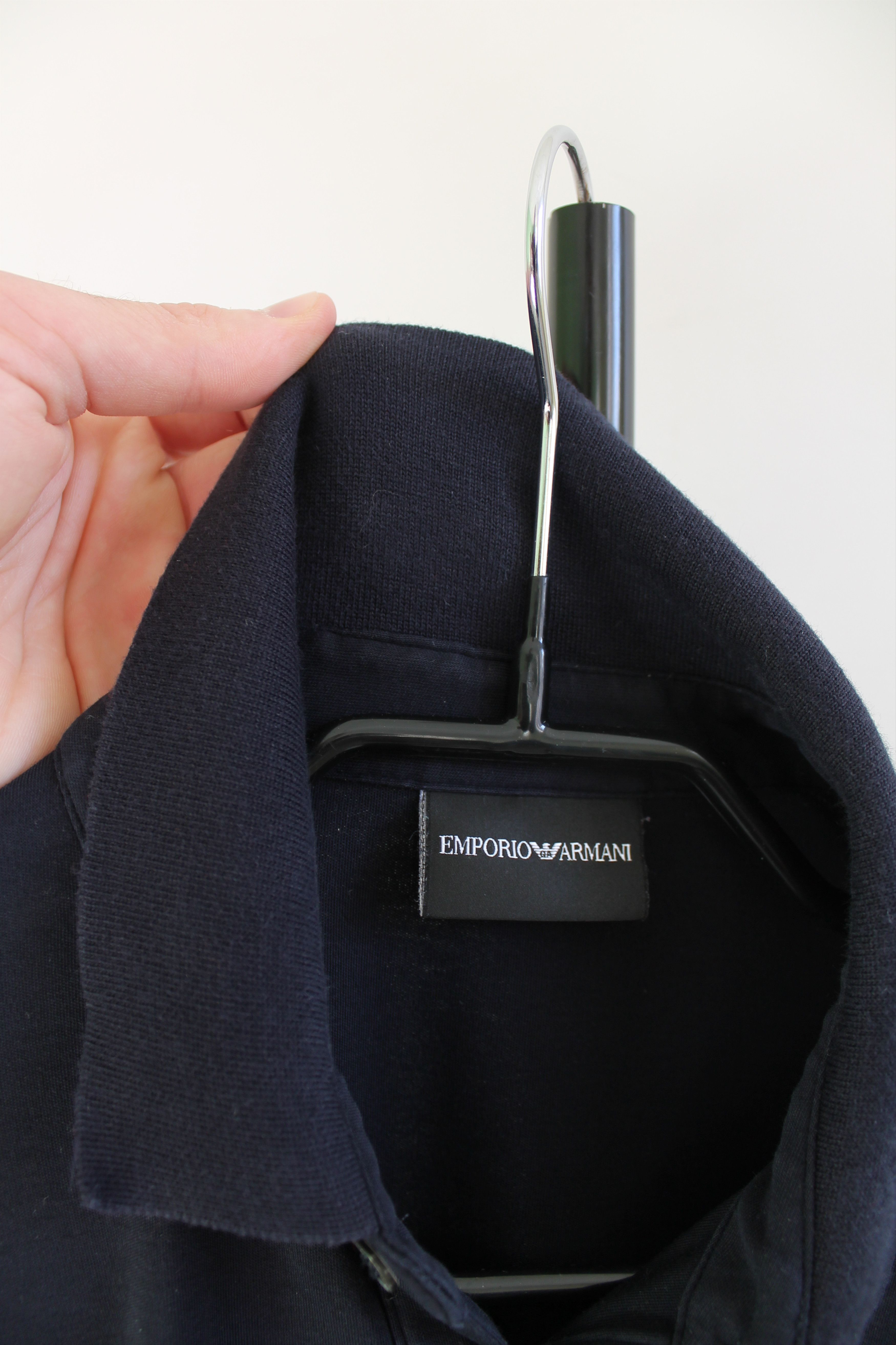 Emporio Armani EMPORIO ARMANI long sleeve Polo Shirt navy Size US M / EU 48-50 / 2 - 6 Thumbnail