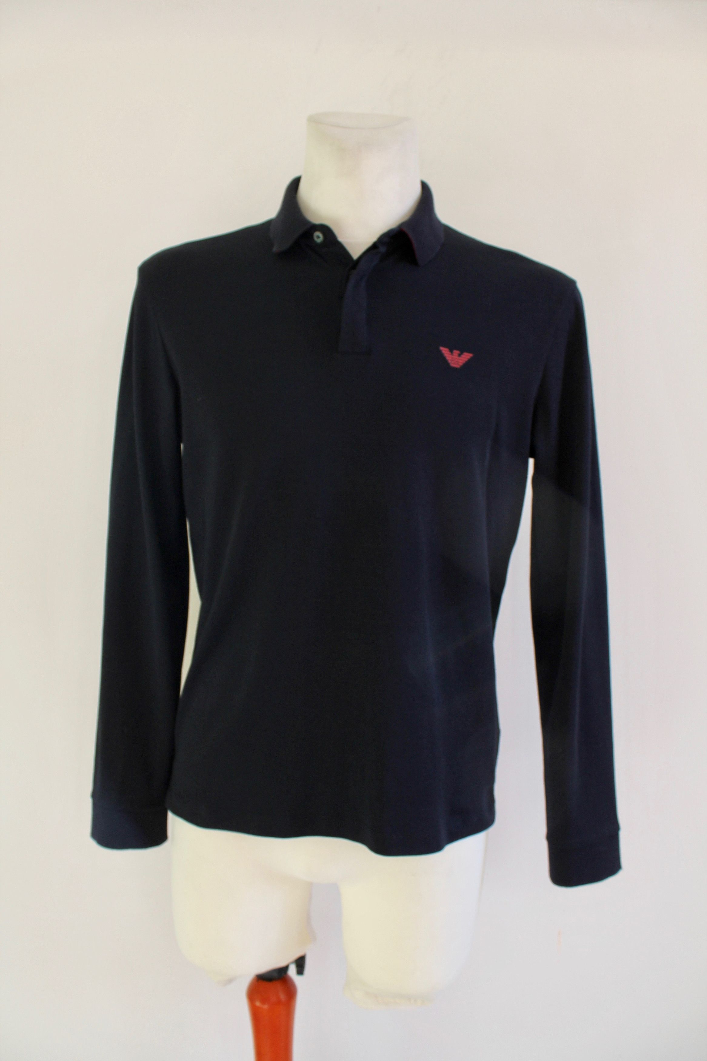 Emporio Armani EMPORIO ARMANI long sleeve Polo Shirt navy Size US M / EU 48-50 / 2 - 12 Thumbnail