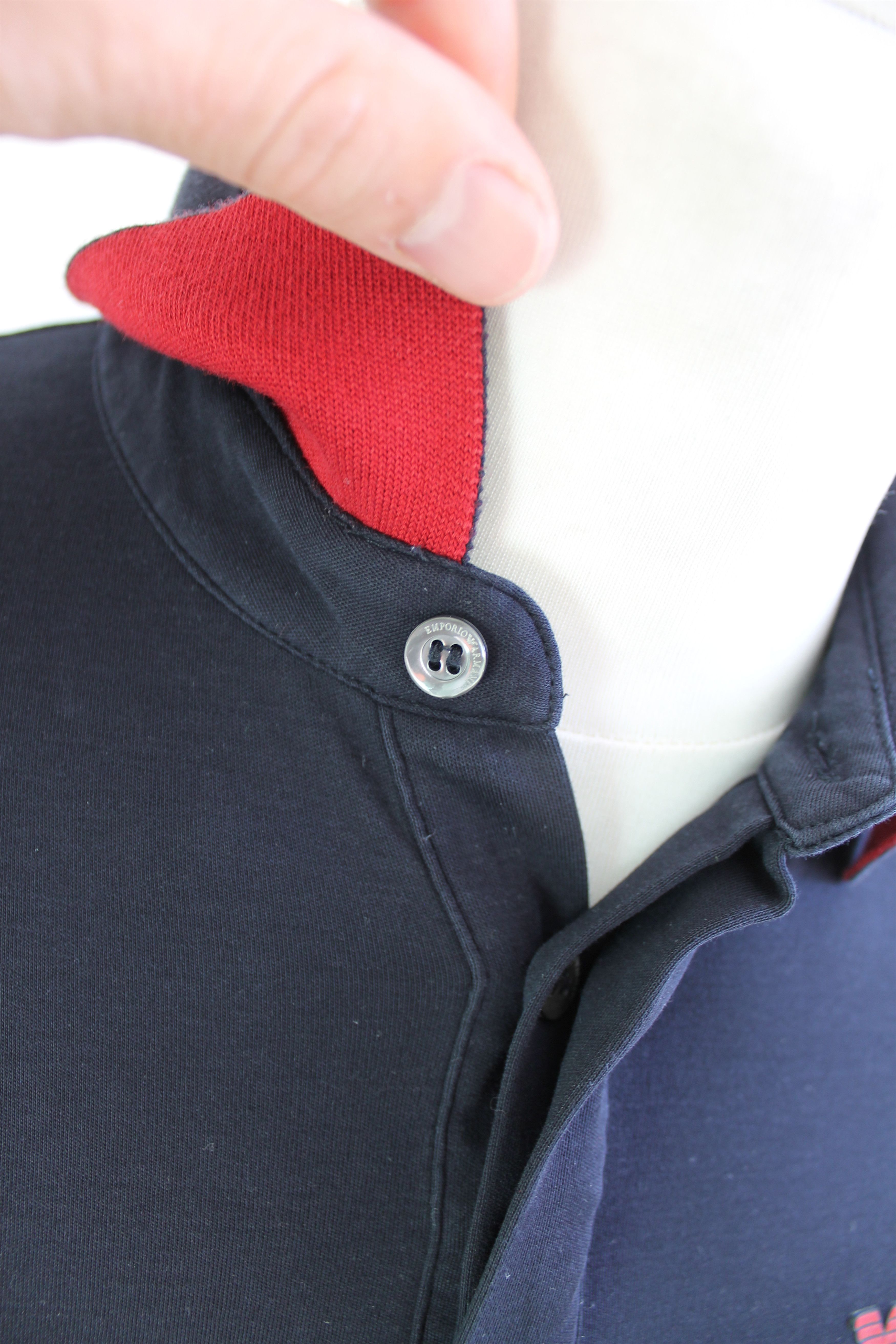 Emporio Armani EMPORIO ARMANI long sleeve Polo Shirt navy Size US M / EU 48-50 / 2 - 13 Thumbnail