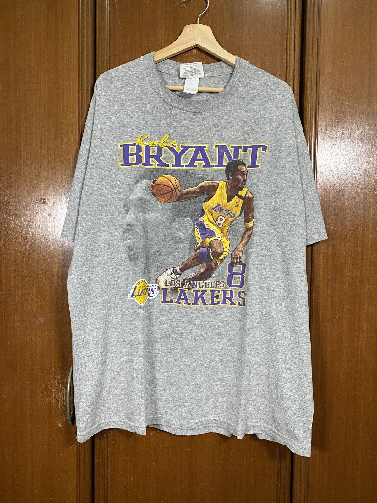 NBA × Nike × Vintage Vintage Kobe Bryant Lakers Mamba Mentality NBA Rap Tee Size US XL / EU 56 / 4 - 1 Thumbnail