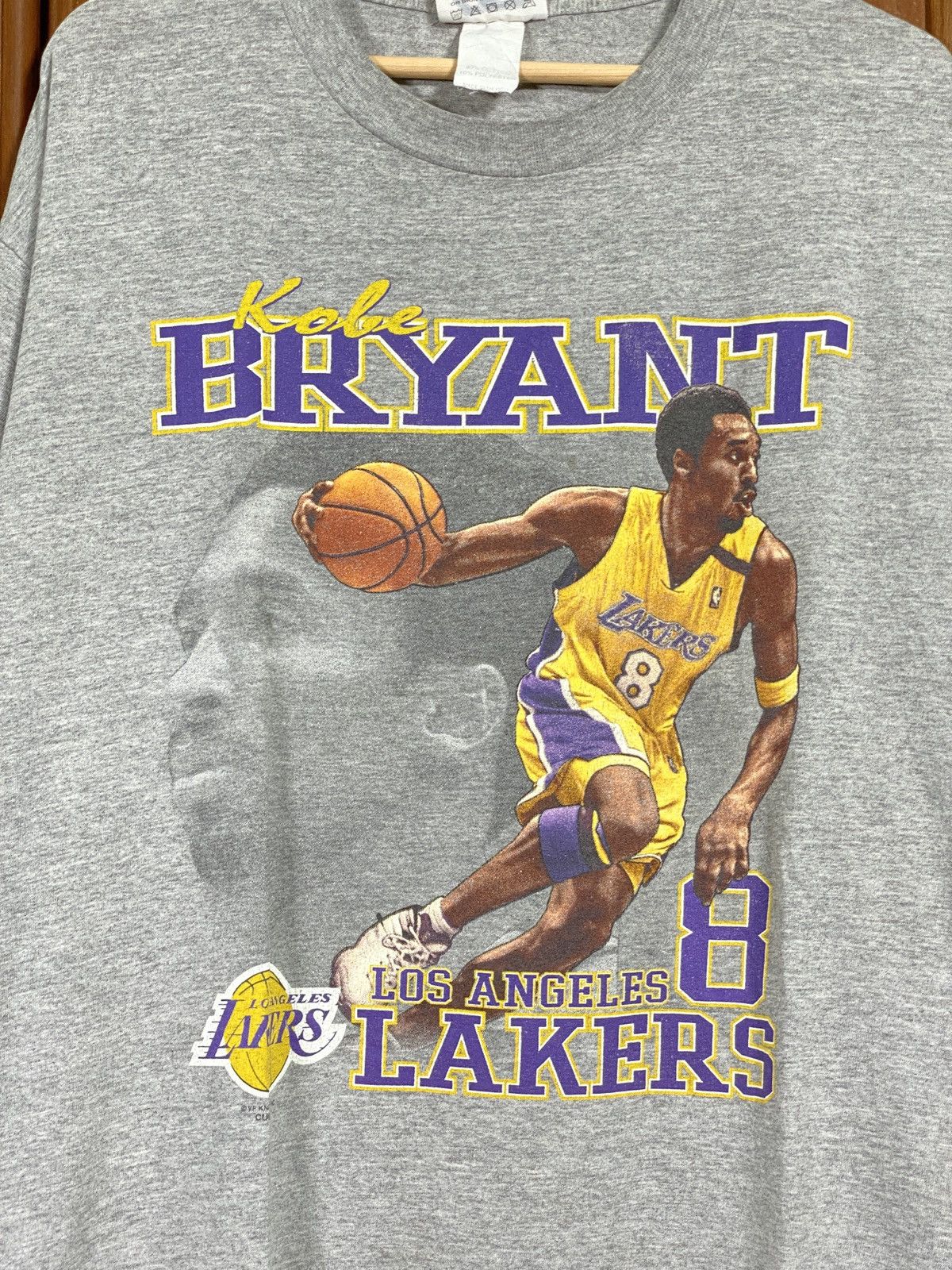 NBA × Nike × Vintage Vintage Kobe Bryant Lakers Mamba Mentality NBA Rap Tee Size US XL / EU 56 / 4 - 2 Thumbnail