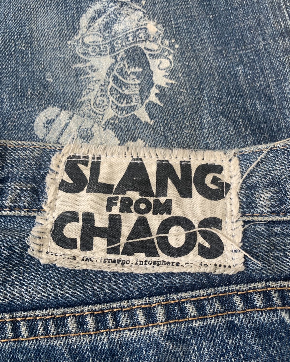 Distressed Denim RANCID by Slang From Chaos