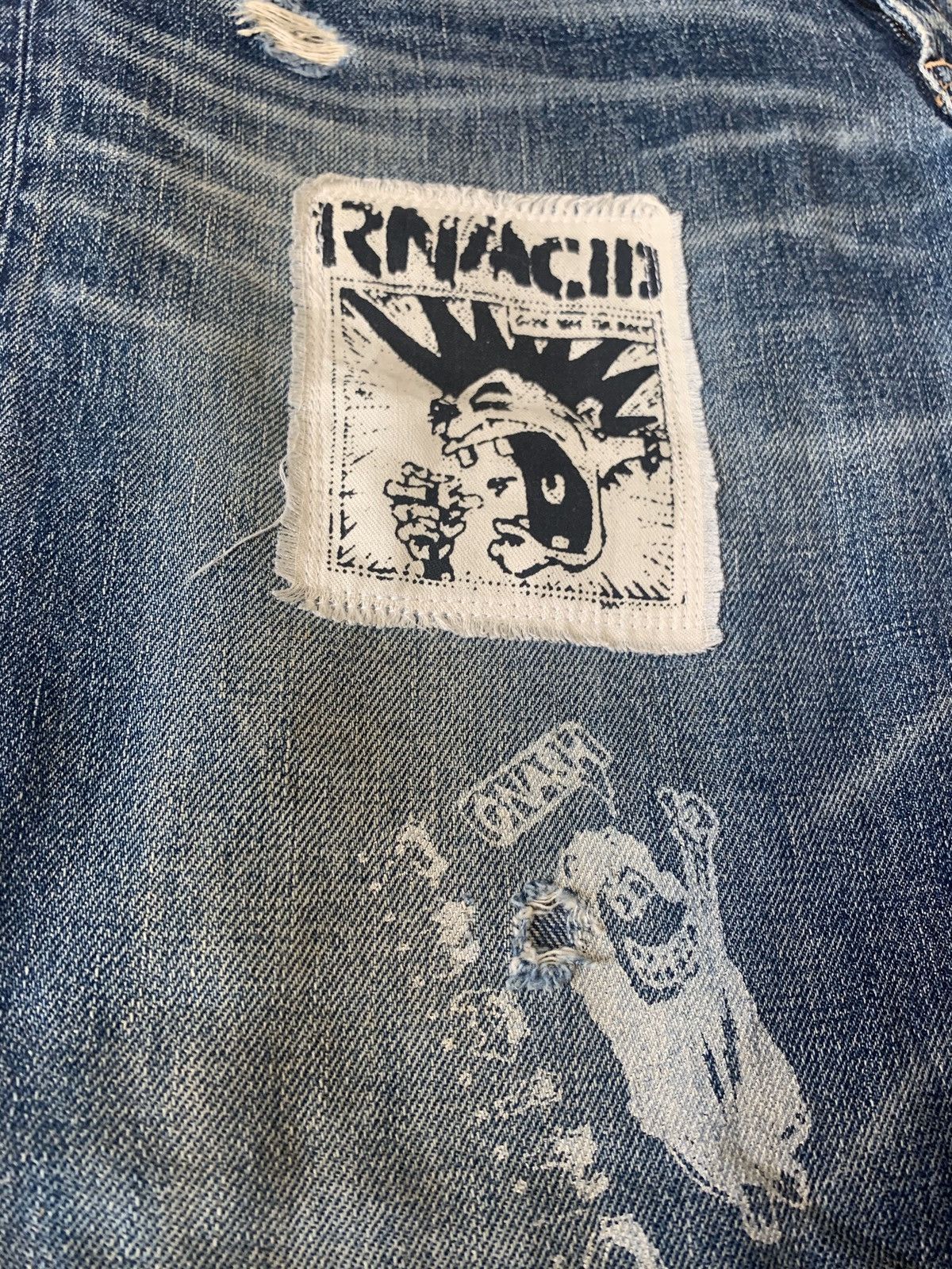 Distressed Denim RANCID by Slang From Chaos