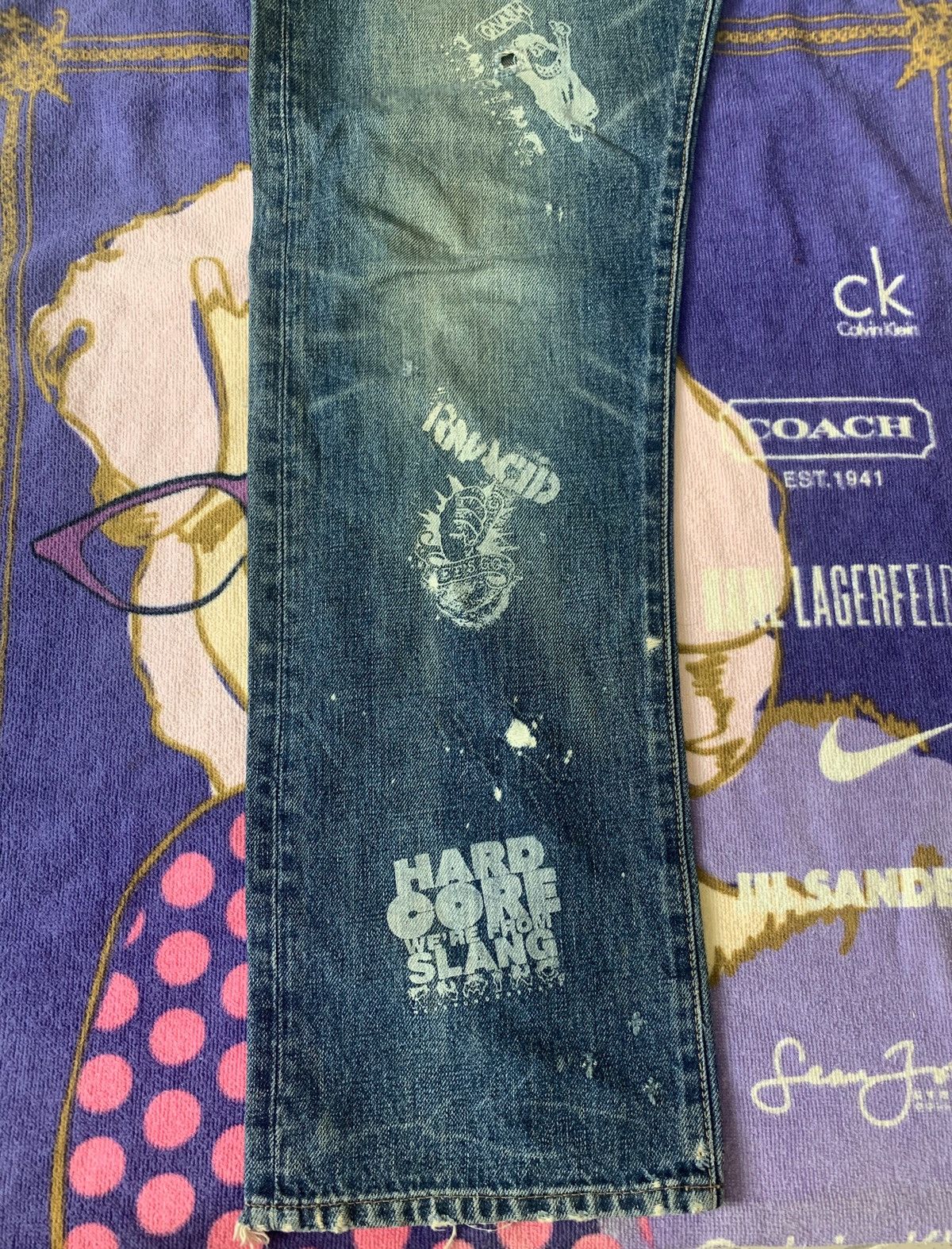 Distressed Denim RANCID by Slang From Chaos