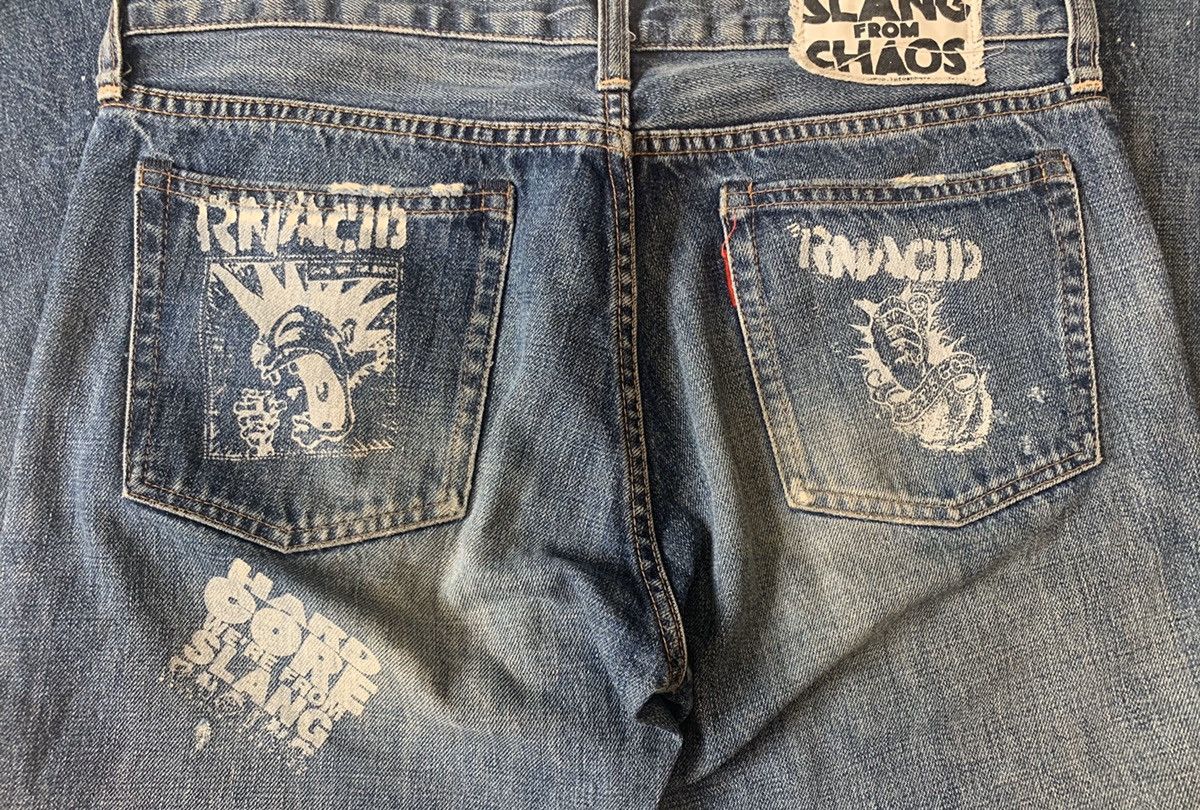 Distressed Denim RANCID by Slang From Chaos
