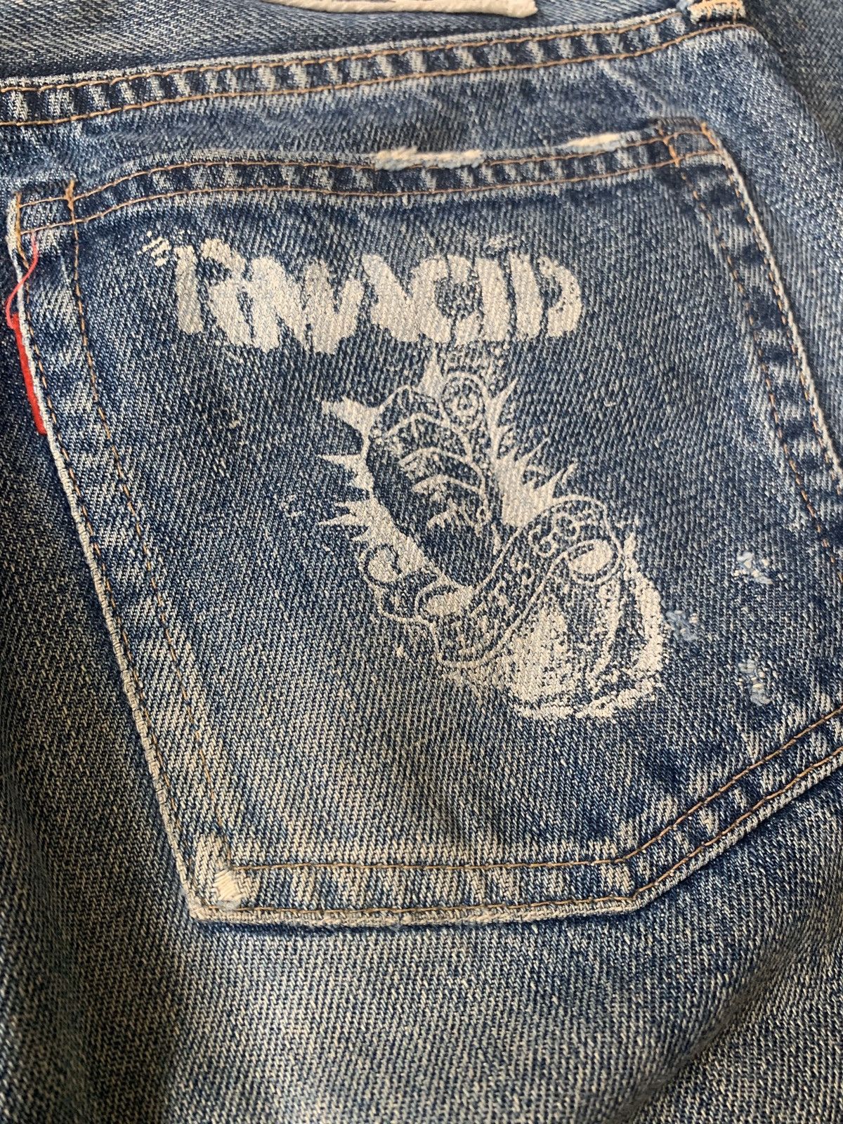 Distressed Denim RANCID by Slang From Chaos