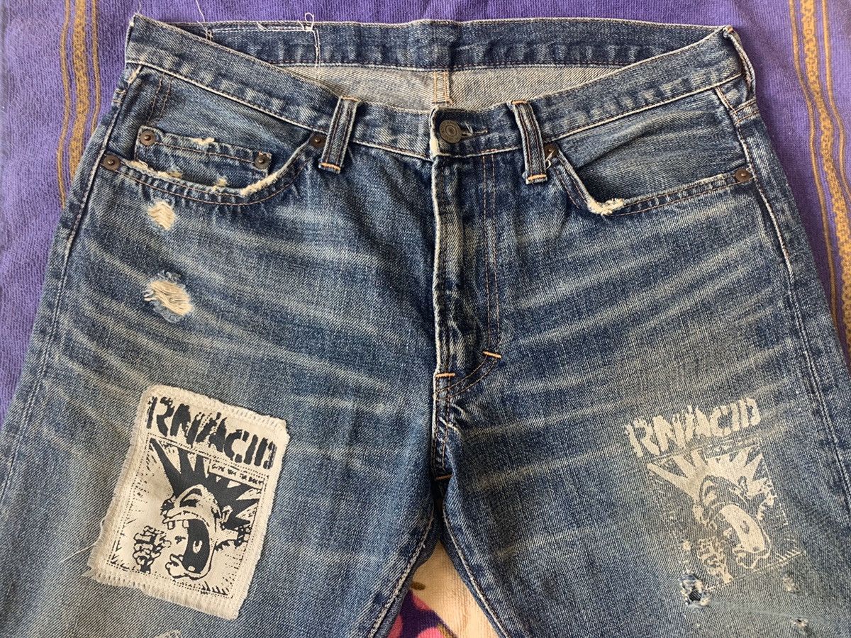 Distressed Denim RANCID by Slang From Chaos