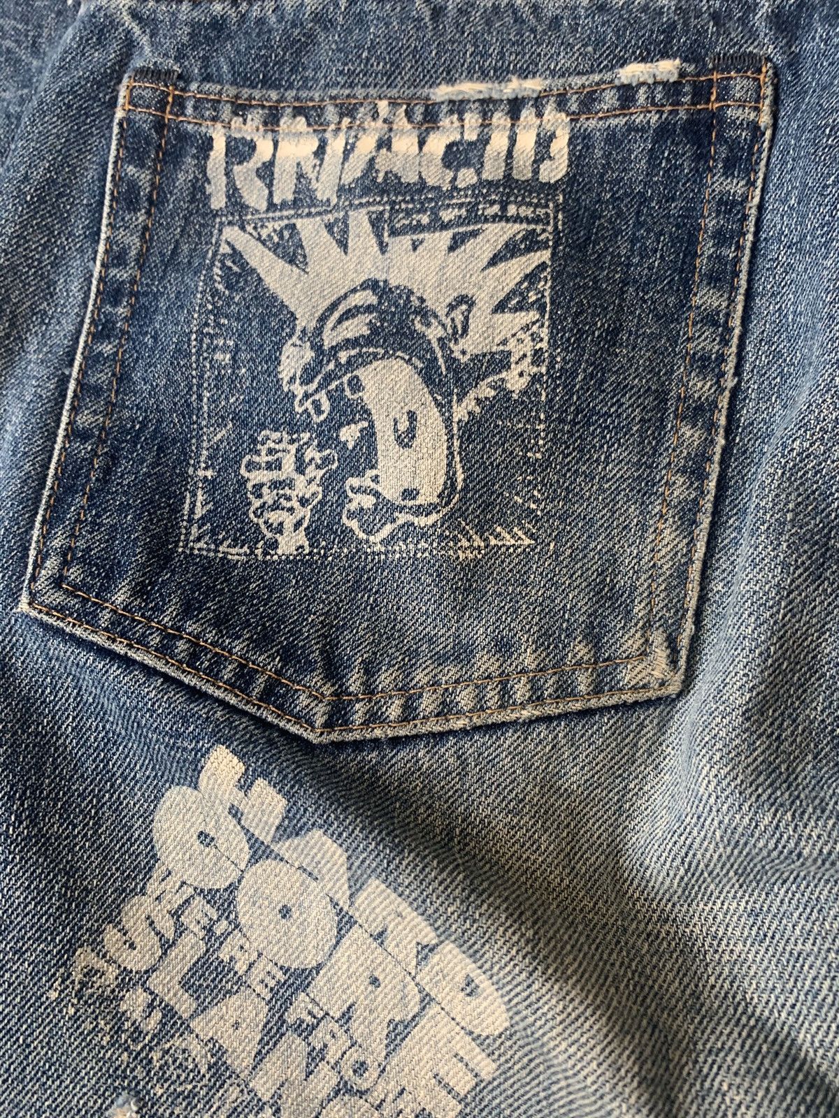 Distressed Denim RANCID by Slang From Chaos
