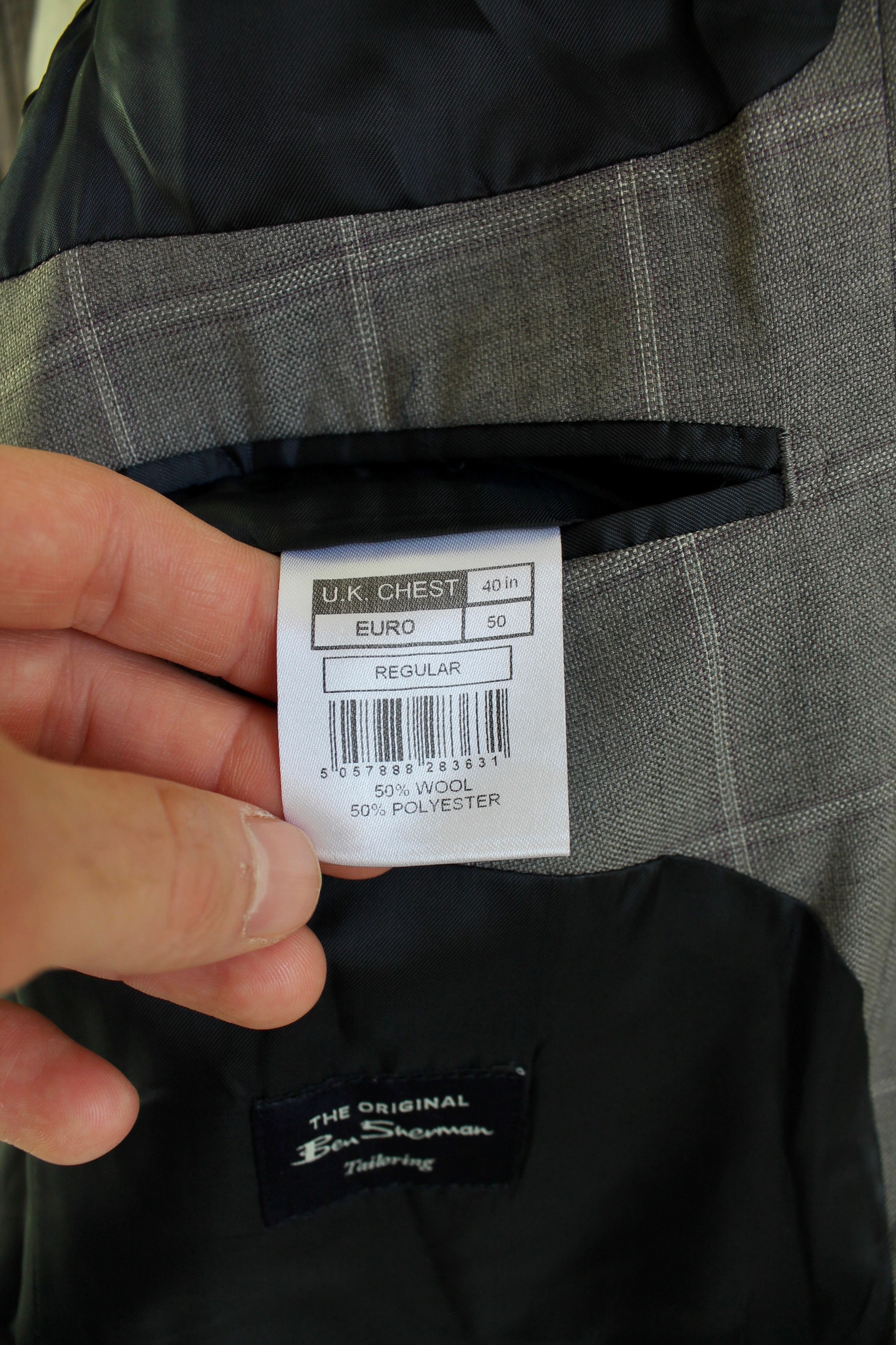 Ben Sherman Ben Sherman Wool Blend Blazer 40R Plaid 2 pieces Size 40R - 8 Thumbnail