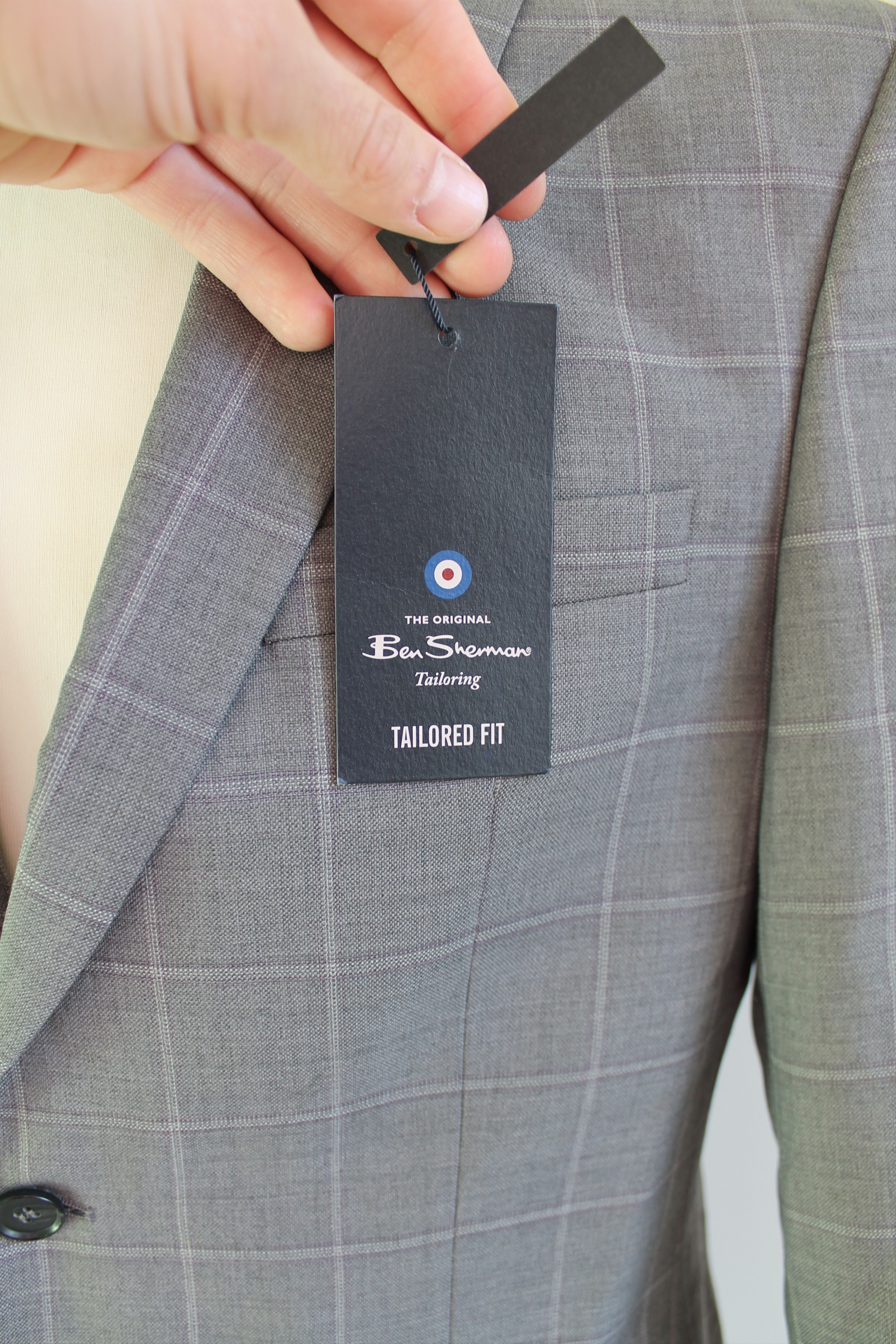 Ben Sherman Ben Sherman Wool Blend Blazer 40R Plaid 2 pieces Size 40R - 3 Thumbnail