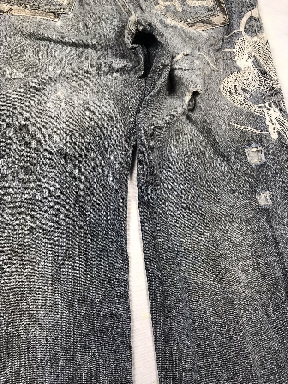 Japanese Brand KARA KURI TAMASHII embroidery iconic logos jeans Size US 40 / EU 56 - 23 Thumbnail