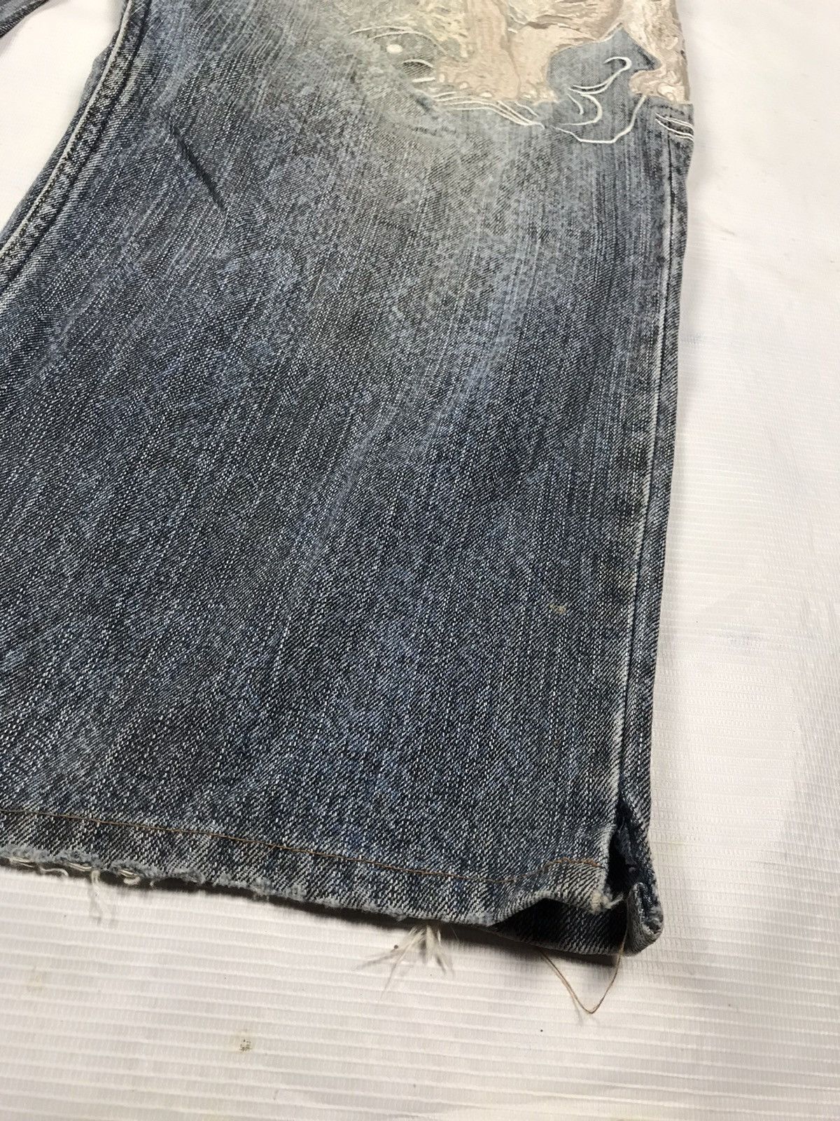 Japanese Brand KARA KURI TAMASHII embroidery iconic logos jeans Size US 40 / EU 56 - 9 Thumbnail