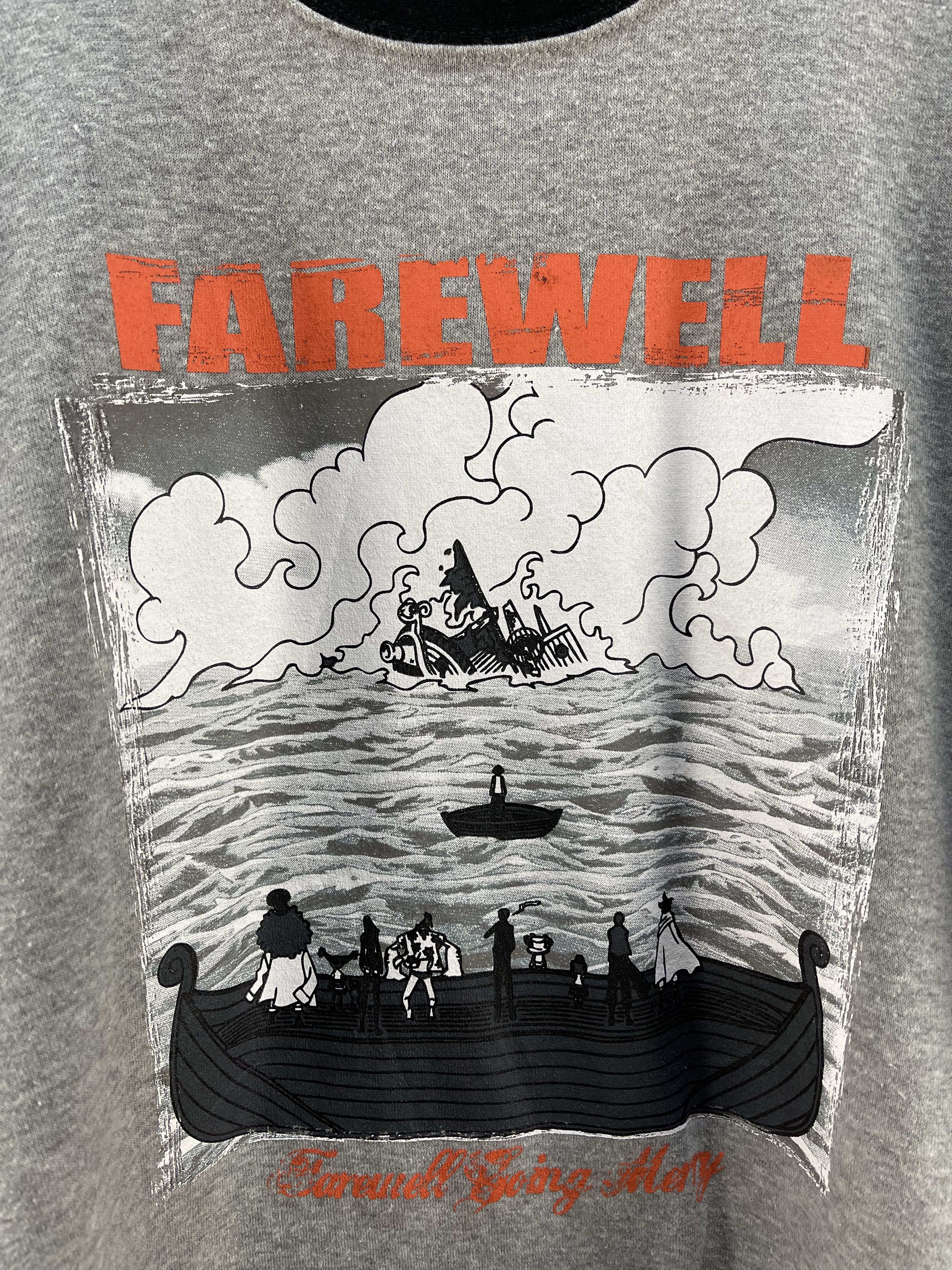 Anime × One Piece One Piece Farawell Japanese Anime Cartoon Sweatshirt Size US M / EU 48-50 / 2 - 8 Thumbnail