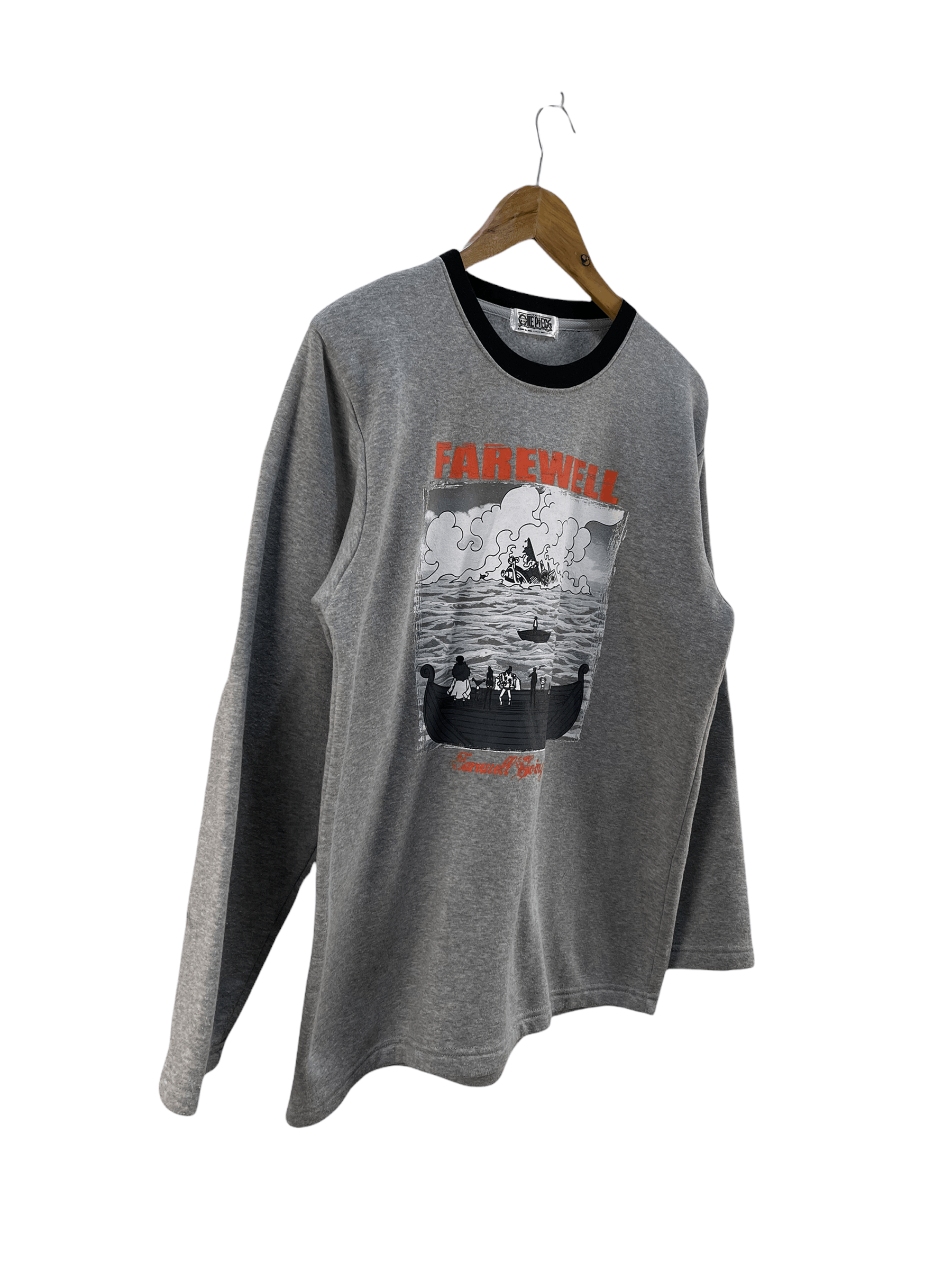 Anime × One Piece One Piece Farawell Japanese Anime Cartoon Sweatshirt Size US M / EU 48-50 / 2 - 3 Thumbnail