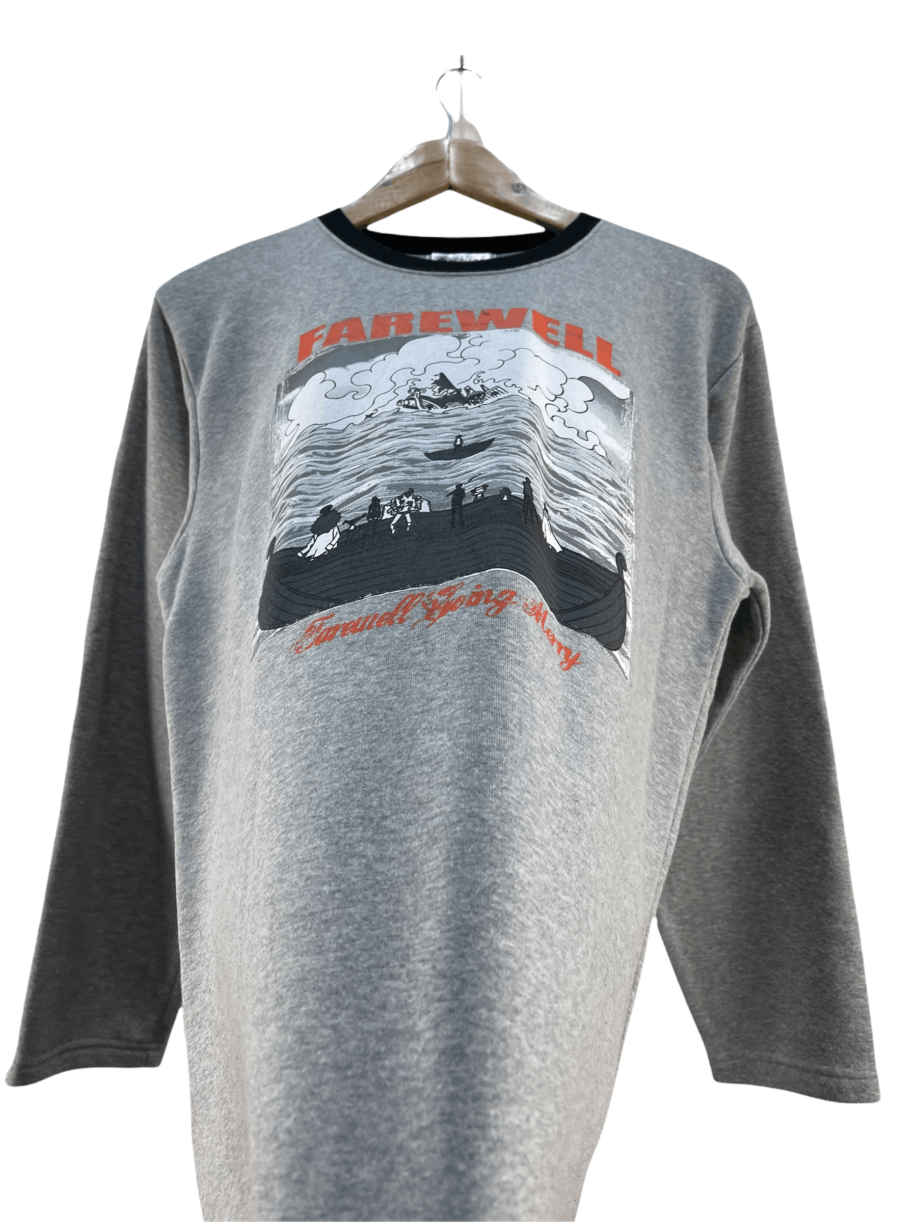 Anime × One Piece One Piece Farawell Japanese Anime Cartoon Sweatshirt Size US M / EU 48-50 / 2 - 7 Thumbnail