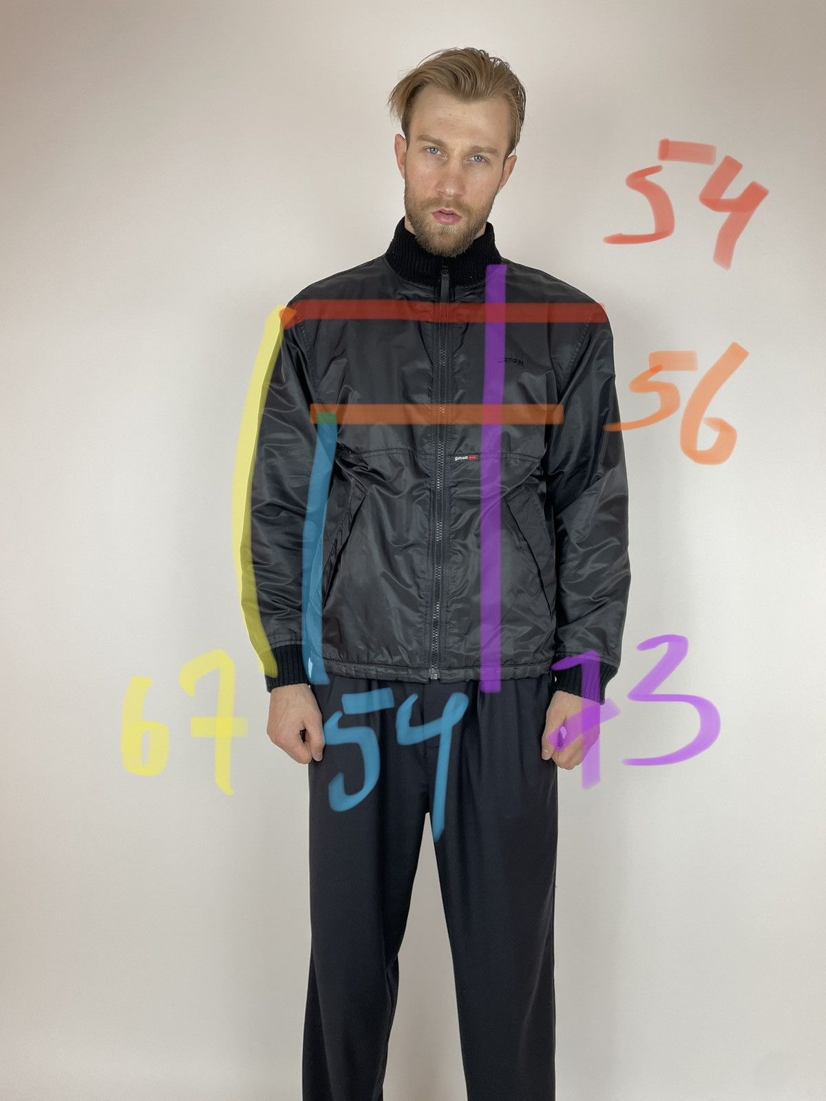 Schott SCHOTT N.Y.C. vintage double sided bomber jacket Mens size L Size US L / EU 52-54 / 3 - 13 Thumbnail