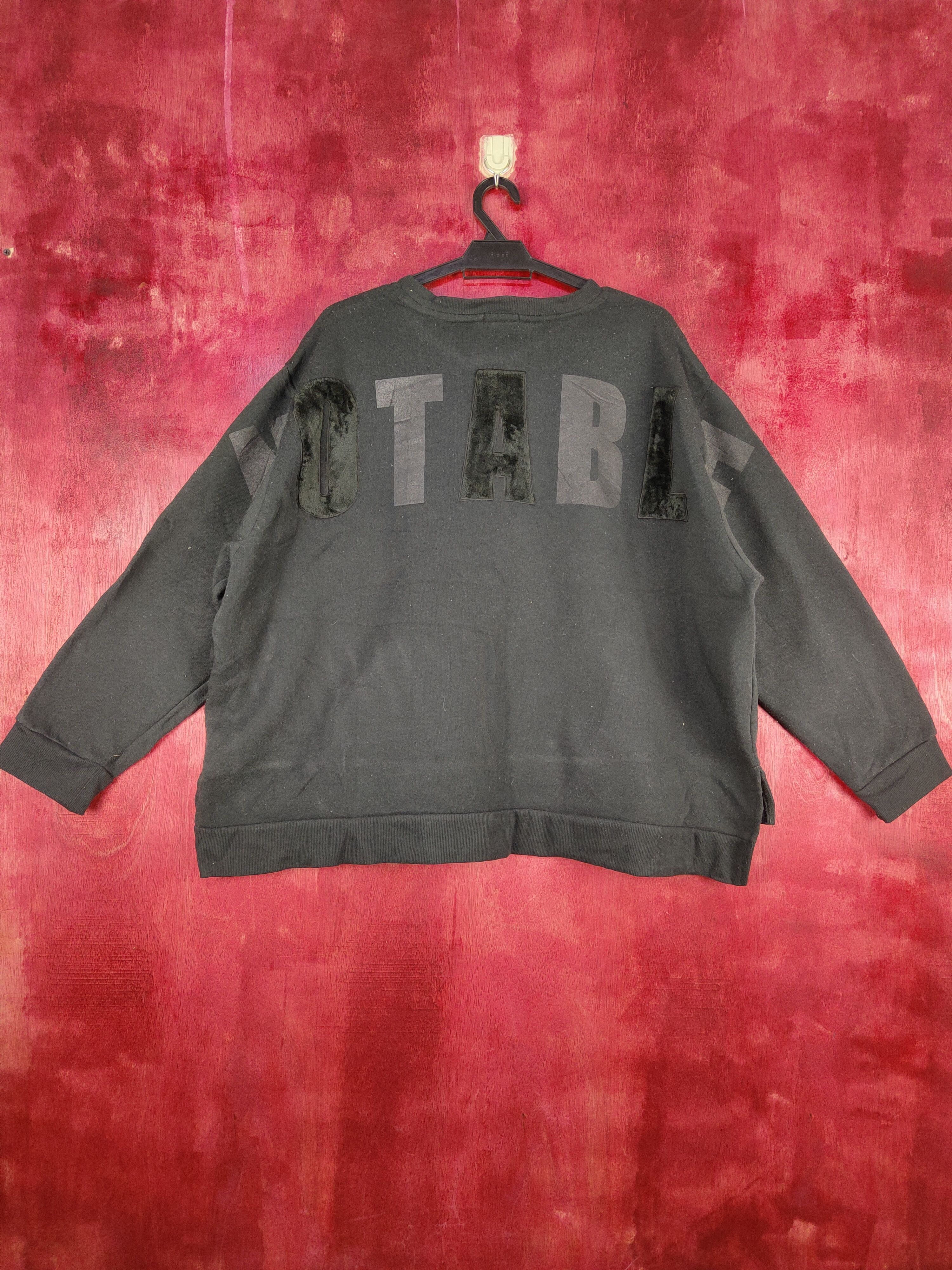 Japanese Brand Avail Mode Black Sweater #4703 Size US XL / EU 56 / 4 - 1 Thumbnail