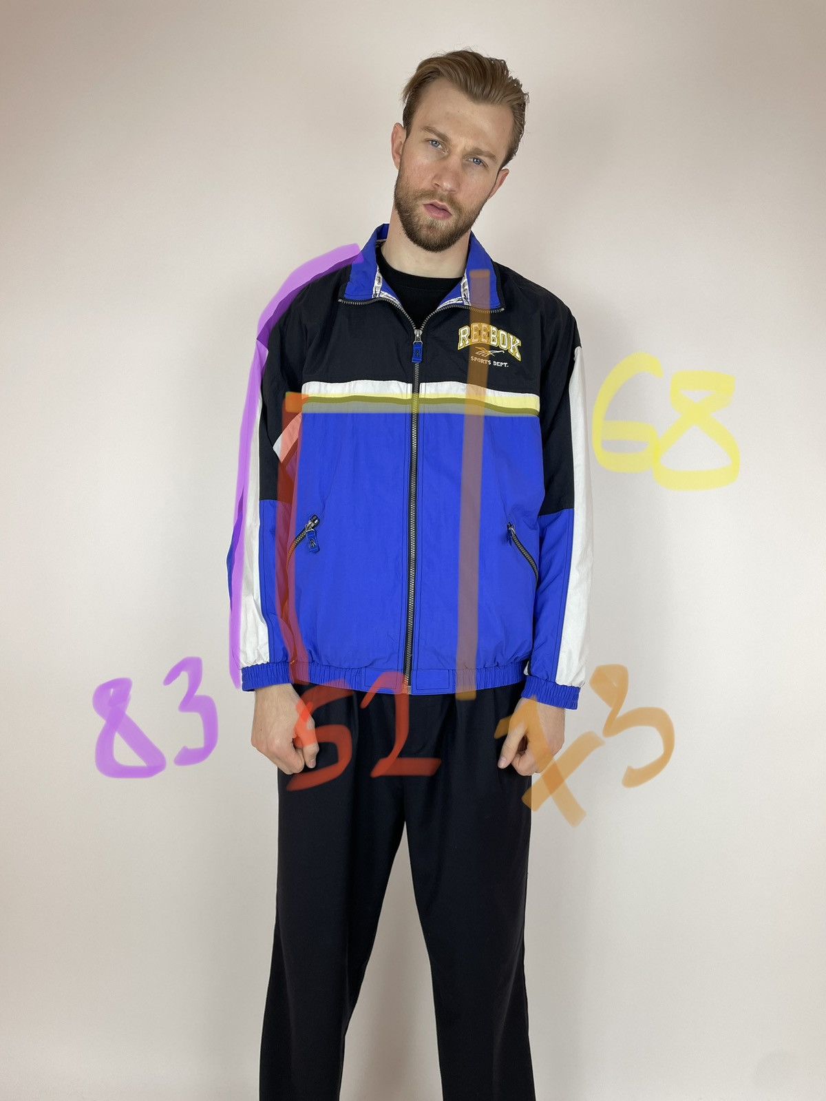 Reebok REEBOK Vintage Track jacket Mens size XL Size US XL / EU 56 / 4 - 11 Thumbnail