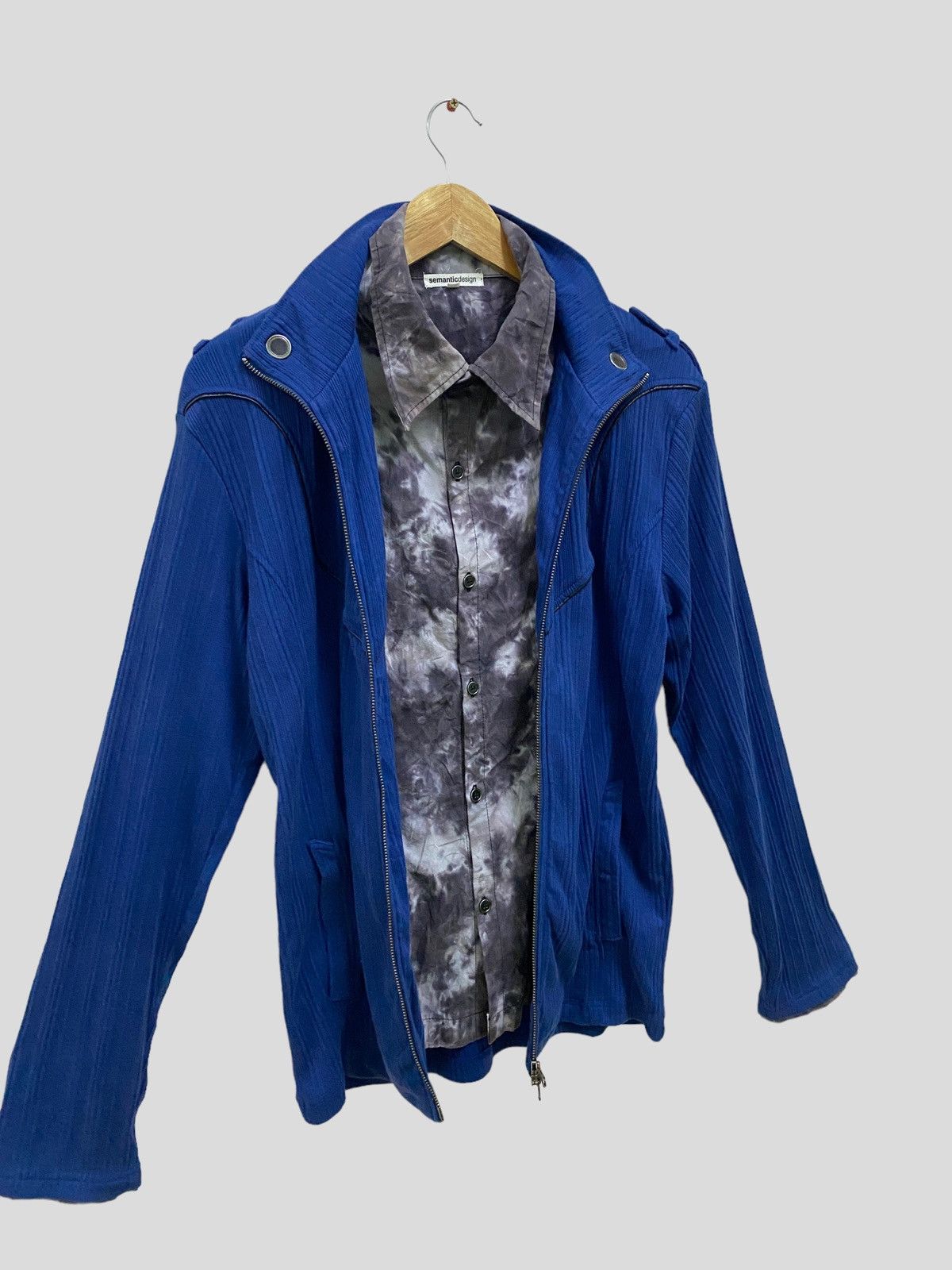semanticdesign Vintage Semantic Design Double Collar Smoke Design Size US S / EU 44-46 / 1 - 3 Thumbnail