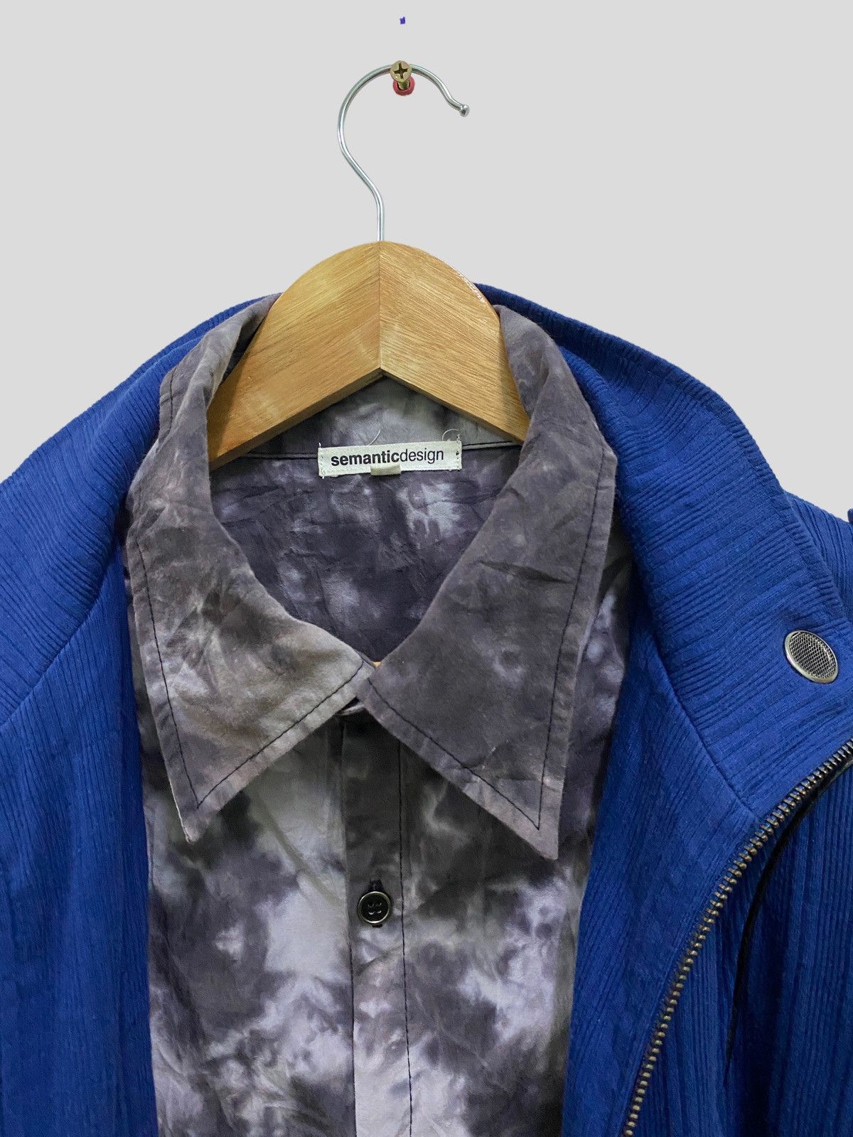 semanticdesign Vintage Semantic Design Double Collar Smoke Design Size US S / EU 44-46 / 1 - 4 Thumbnail