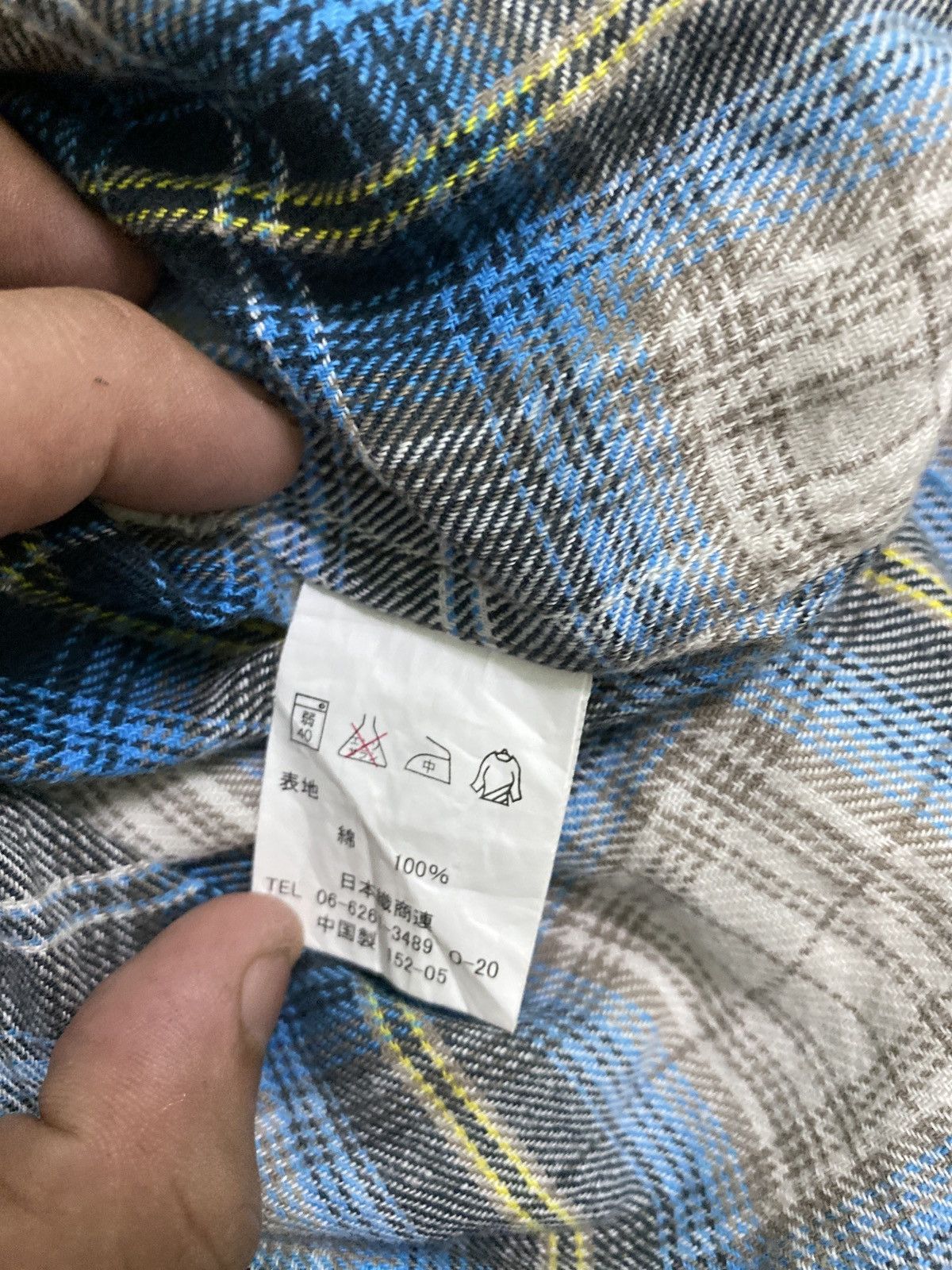 Japanese Brand Vintage RALPH EVANS DISTRESSED DESIGN FLANNEL Size US S / EU 44-46 / 1 - 10 Thumbnail