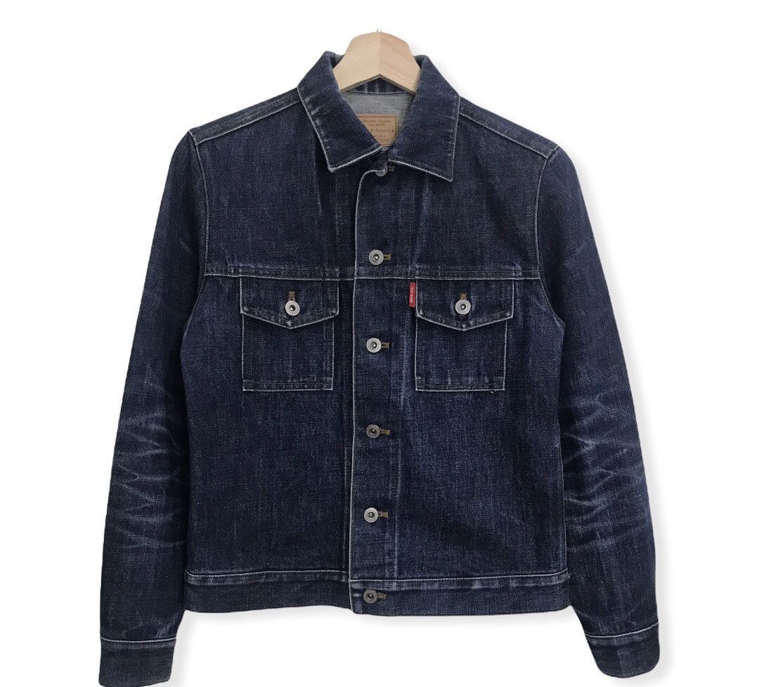 image of Denim Jacket Denim Trucker Jacket, Men's (Size XS)