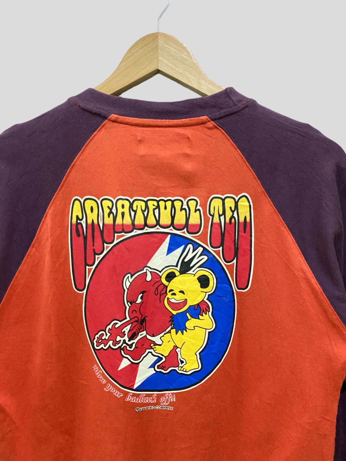 Tedman Vintage 90s Mr Tedman Blow Your Badluck Off Size US XS / EU 42 / 0 - 7 Thumbnail
