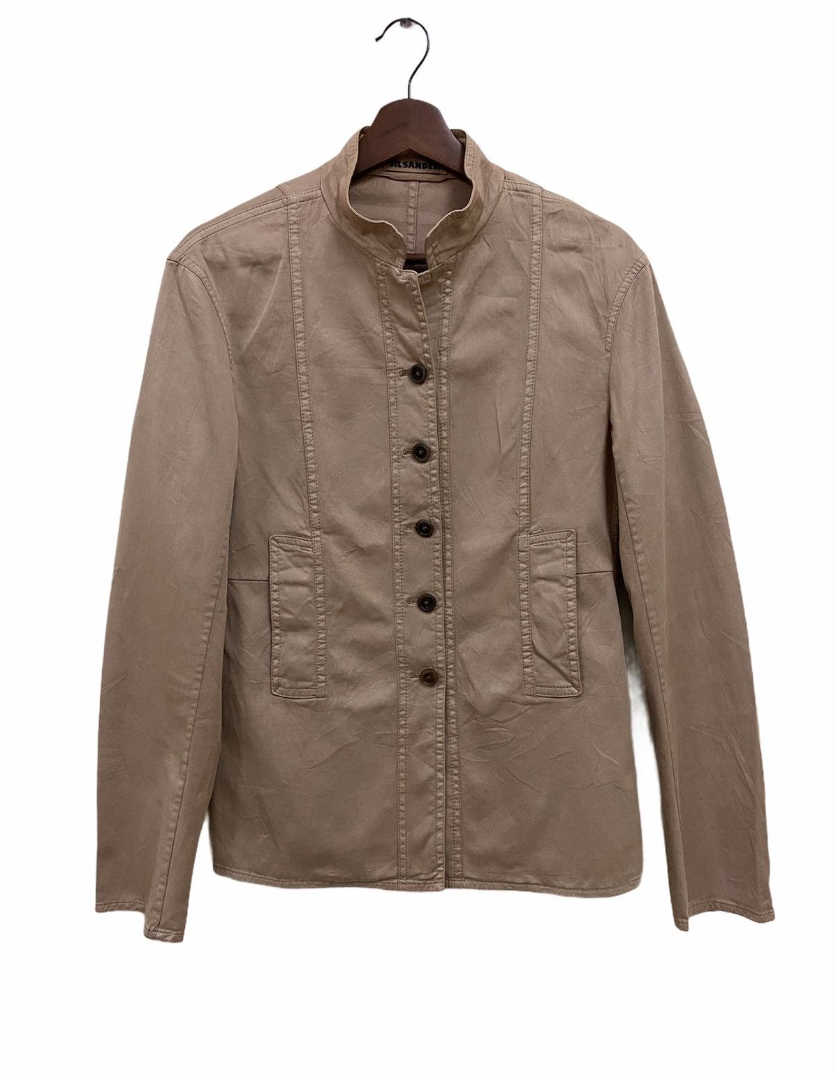 image of Vintage Jil Sander Buttons Jacket in Beige, Men's (Size XS)