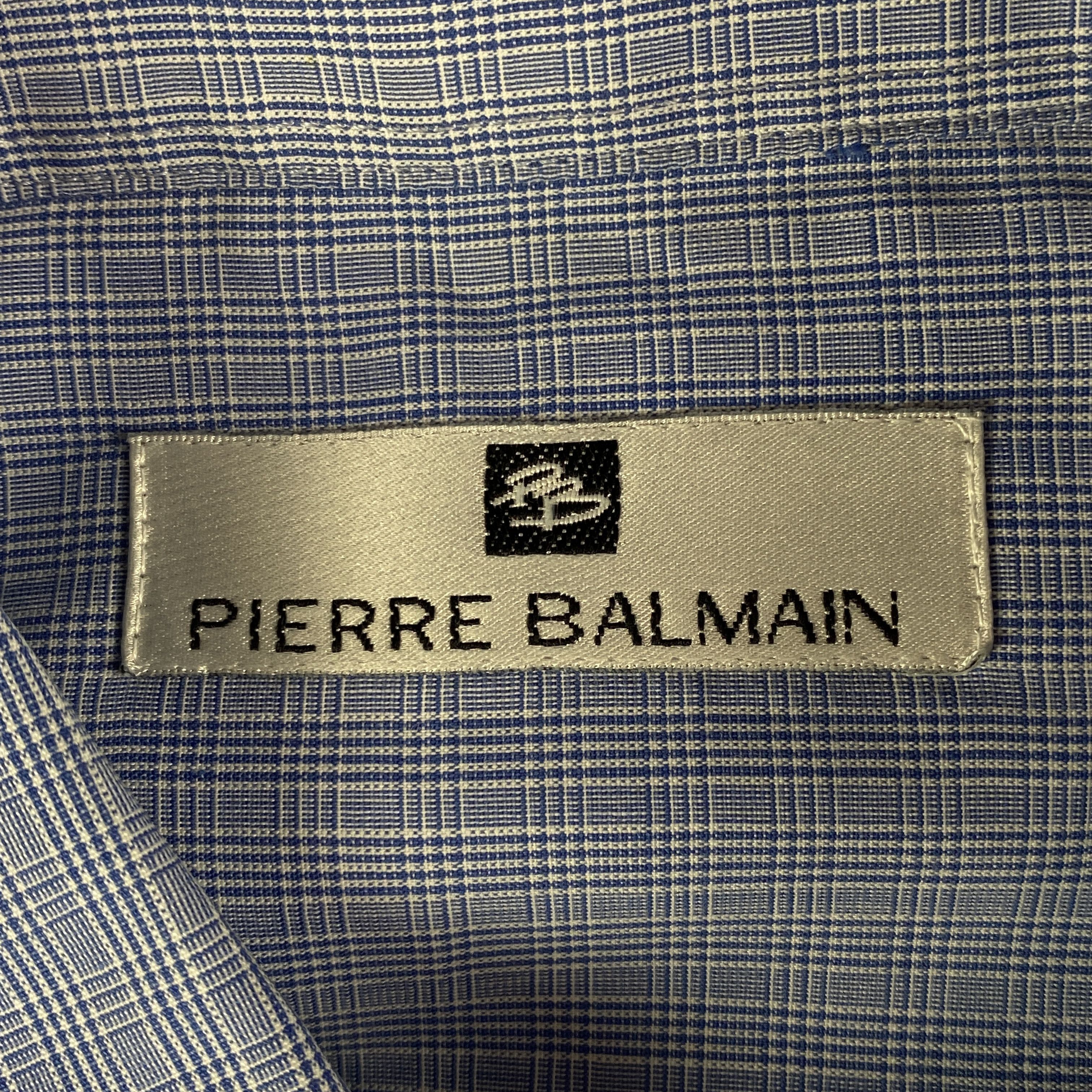 Pierre Balmain Mens Shirt Long Sleeve Pierre Balmain Vintage Size 17/43 Size US XL / EU 56 / 4 - 4 Thumbnail