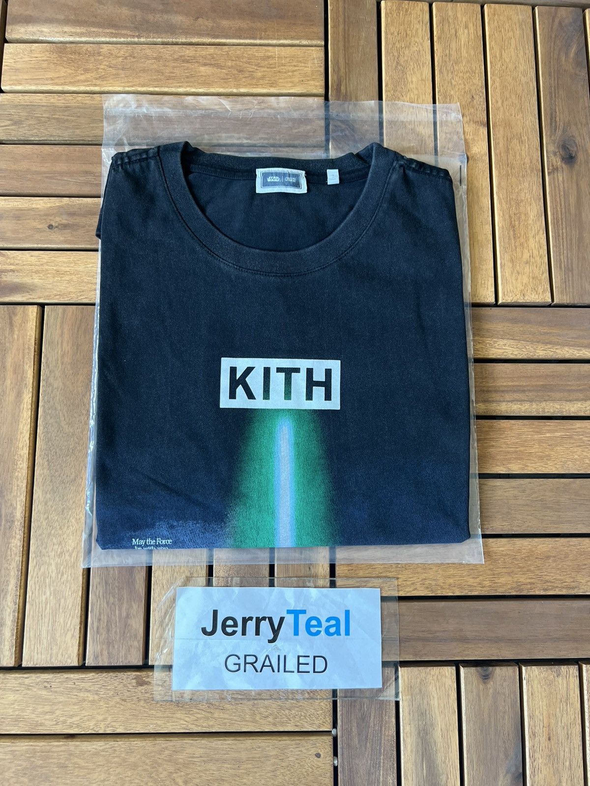 Kith Kith Star Wars Jedi vs Sith Vintage Tee Black | Grailed