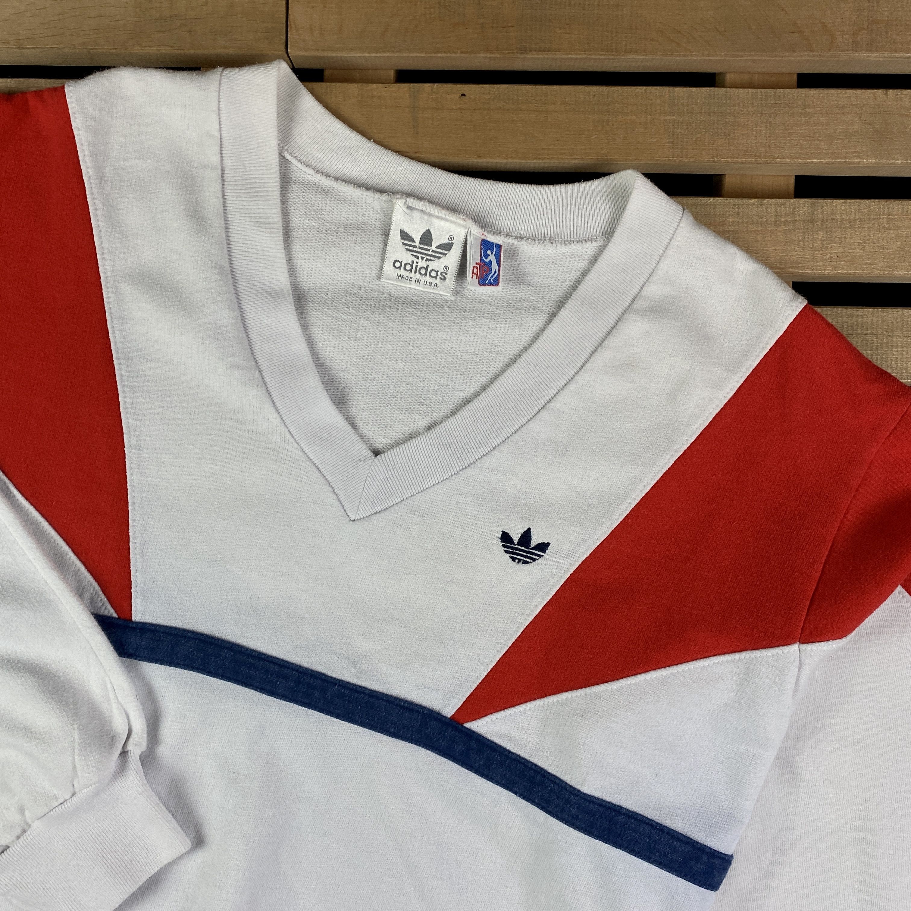 Adidas × Vintage Mens Jumper Adidas Vintage Made In USA Size XL Size US XL / EU 56 / 4 - 2 Thumbnail