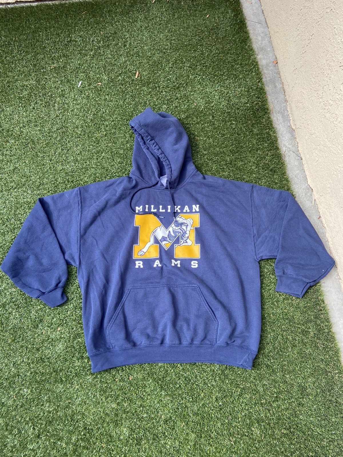 Vintage VTG E00’s Millikan Rams High School Hoodie | Grailed