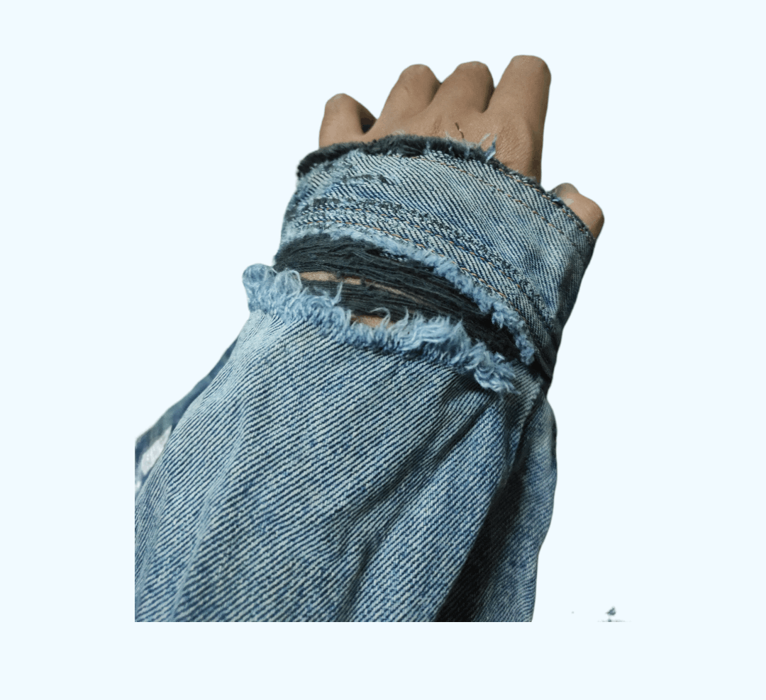 Edwin × Vintage Vintage Distressed Edwin Truckers Denim Jacket Size US XL / EU 56 / 4 - 10 Thumbnail